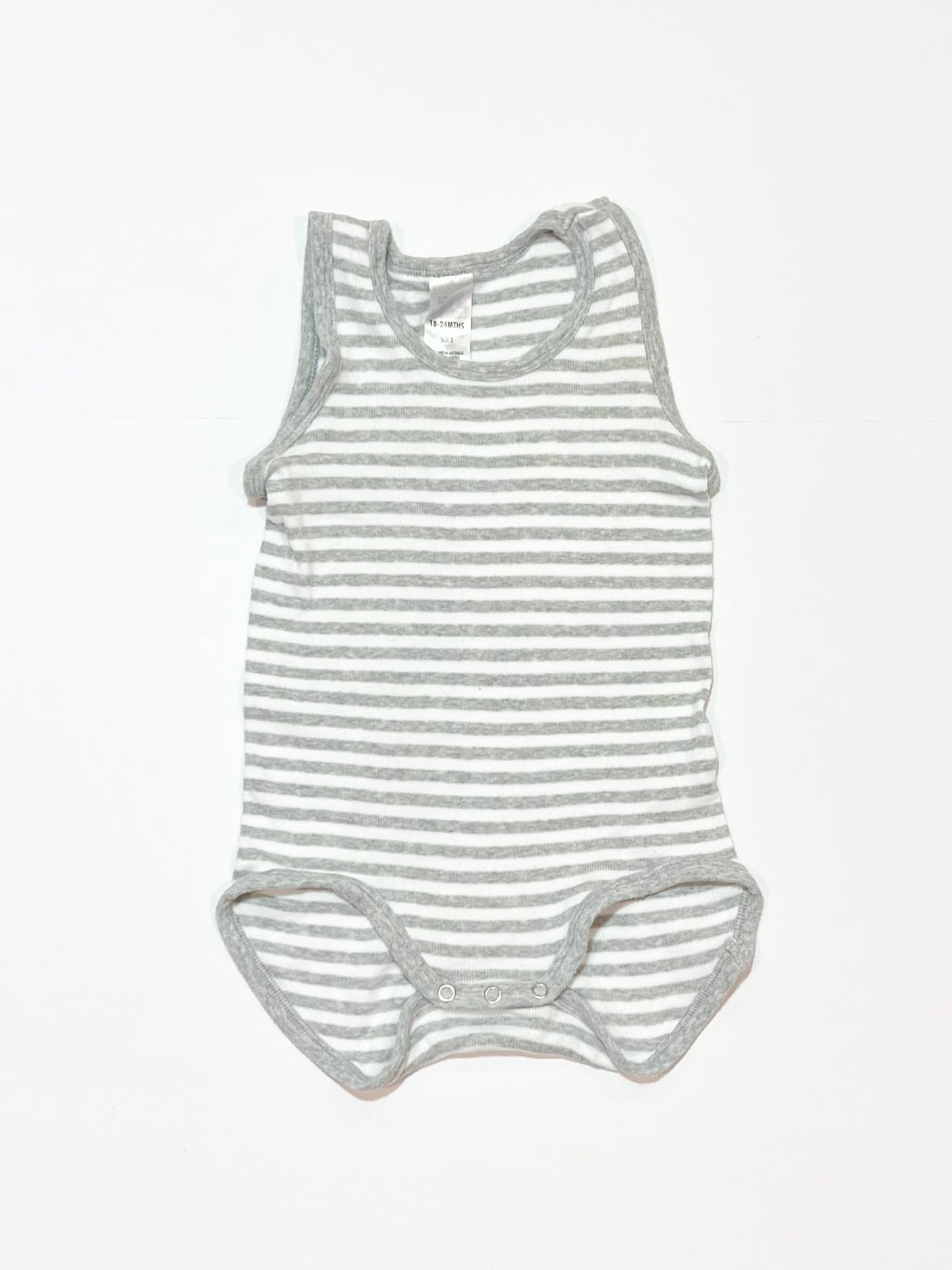 Striped ribbed bodysuit - Size 2