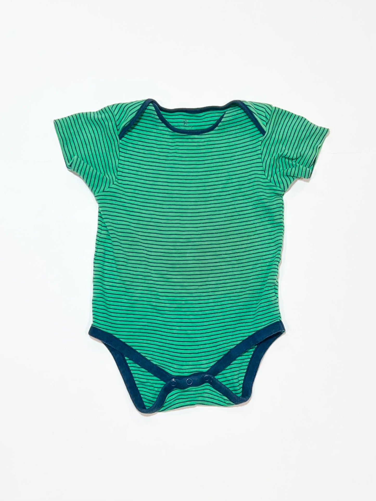 Green striped bodysuit - Size 2