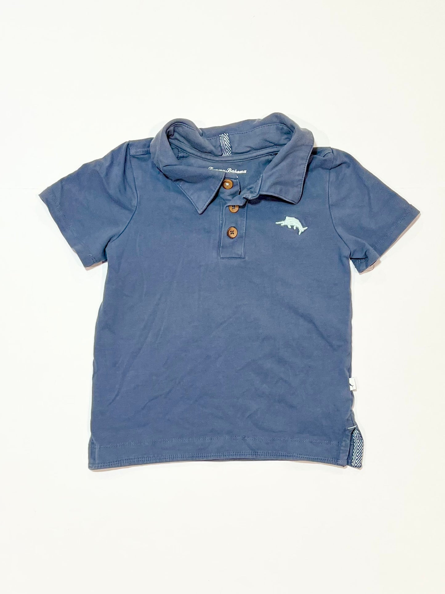 Grey jersey polo - Size 2