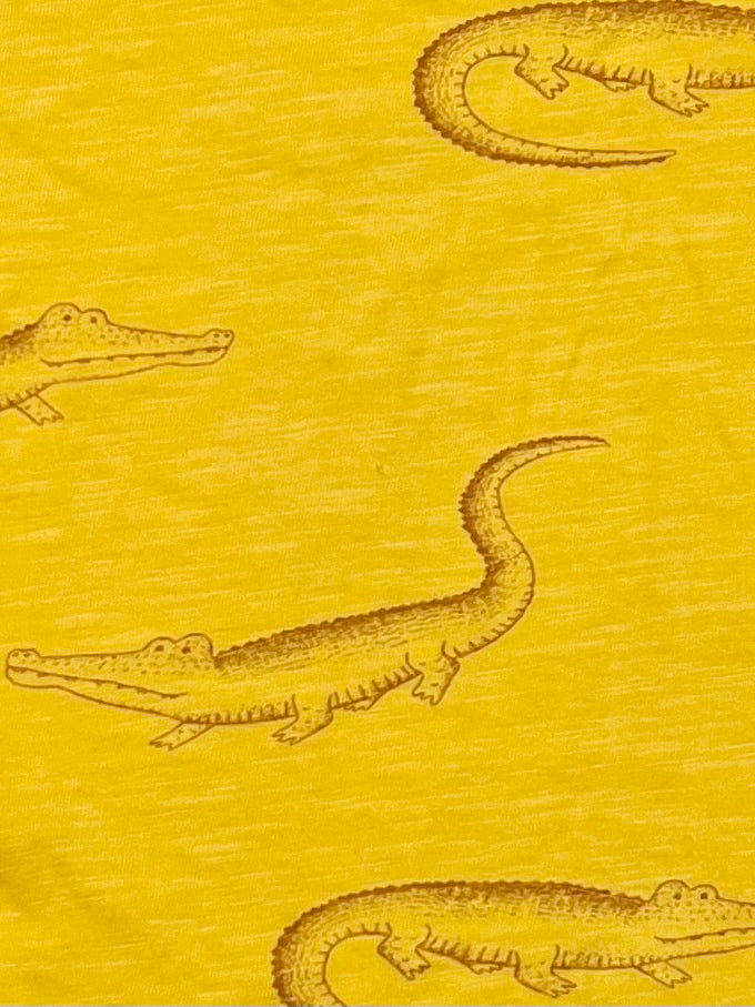 Yellow crocs tee - Size 2