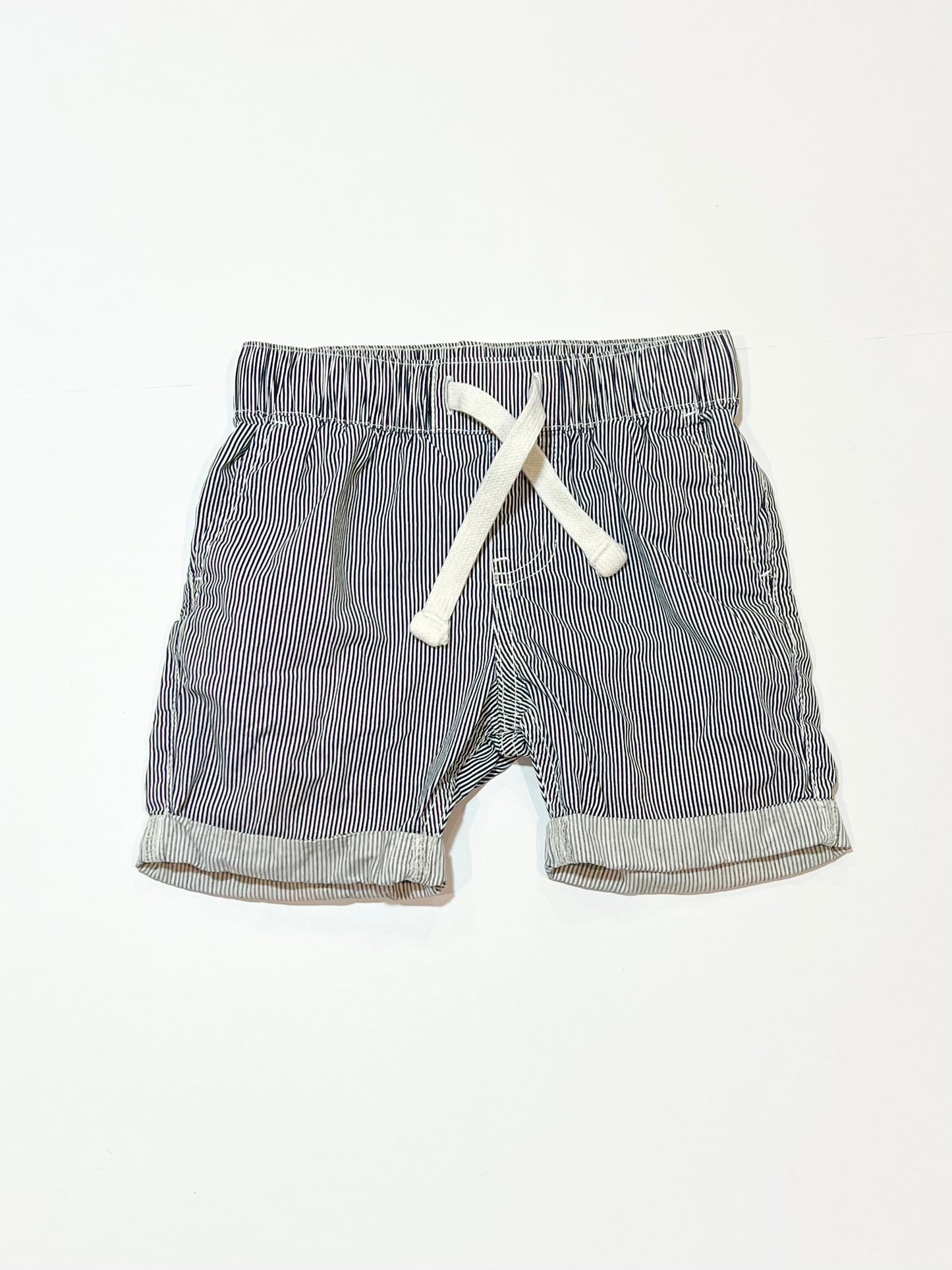 Striped cotton shorts - Size 3