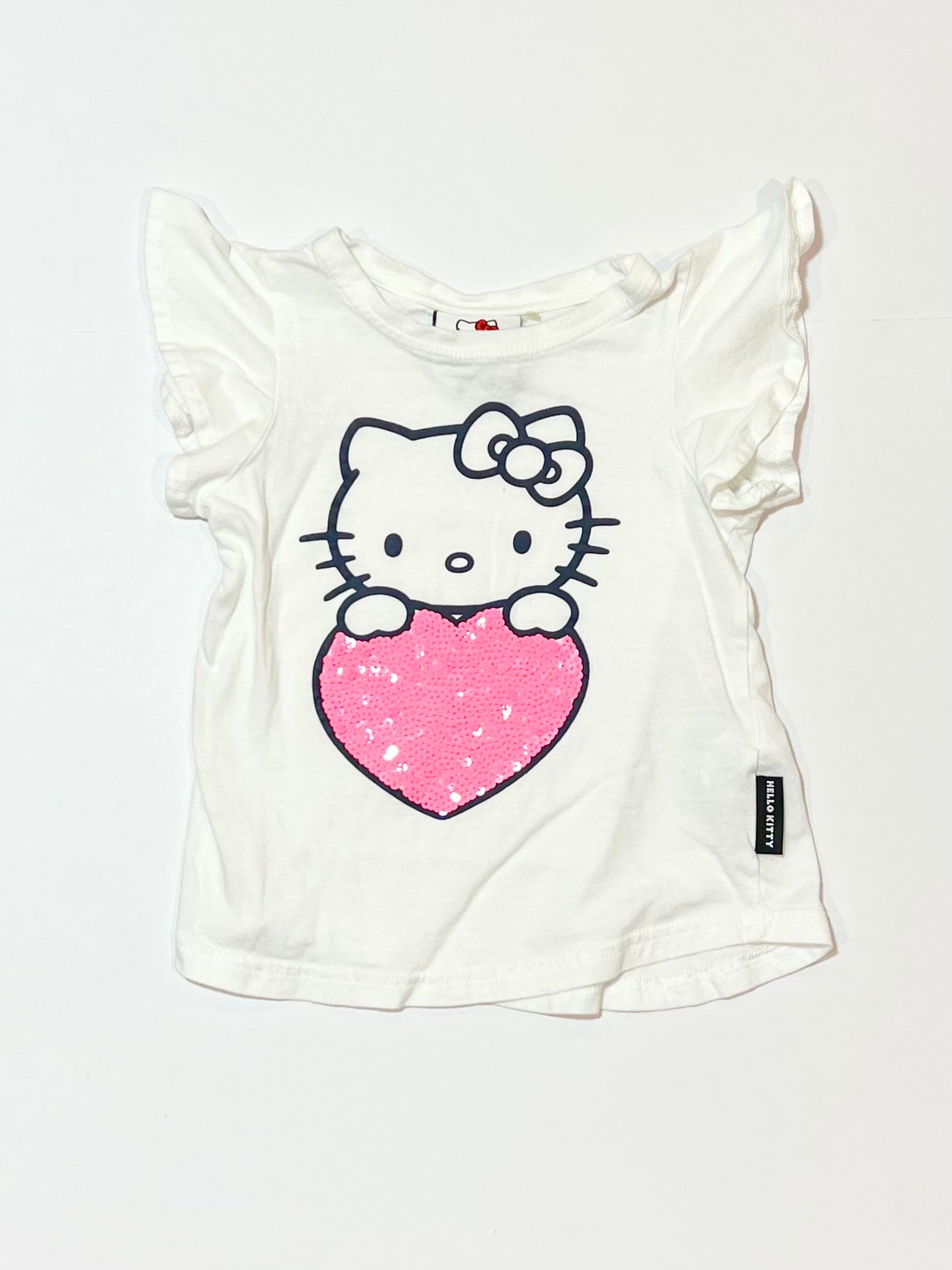 Sequined Hello Kitty tee - Size 3