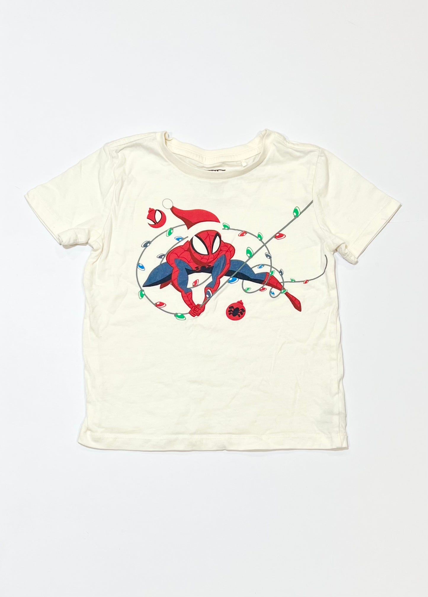 Christmas Spiderman tee - Size 4