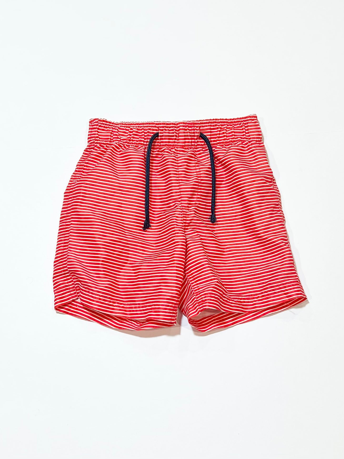 Red striped boardies - Size 4