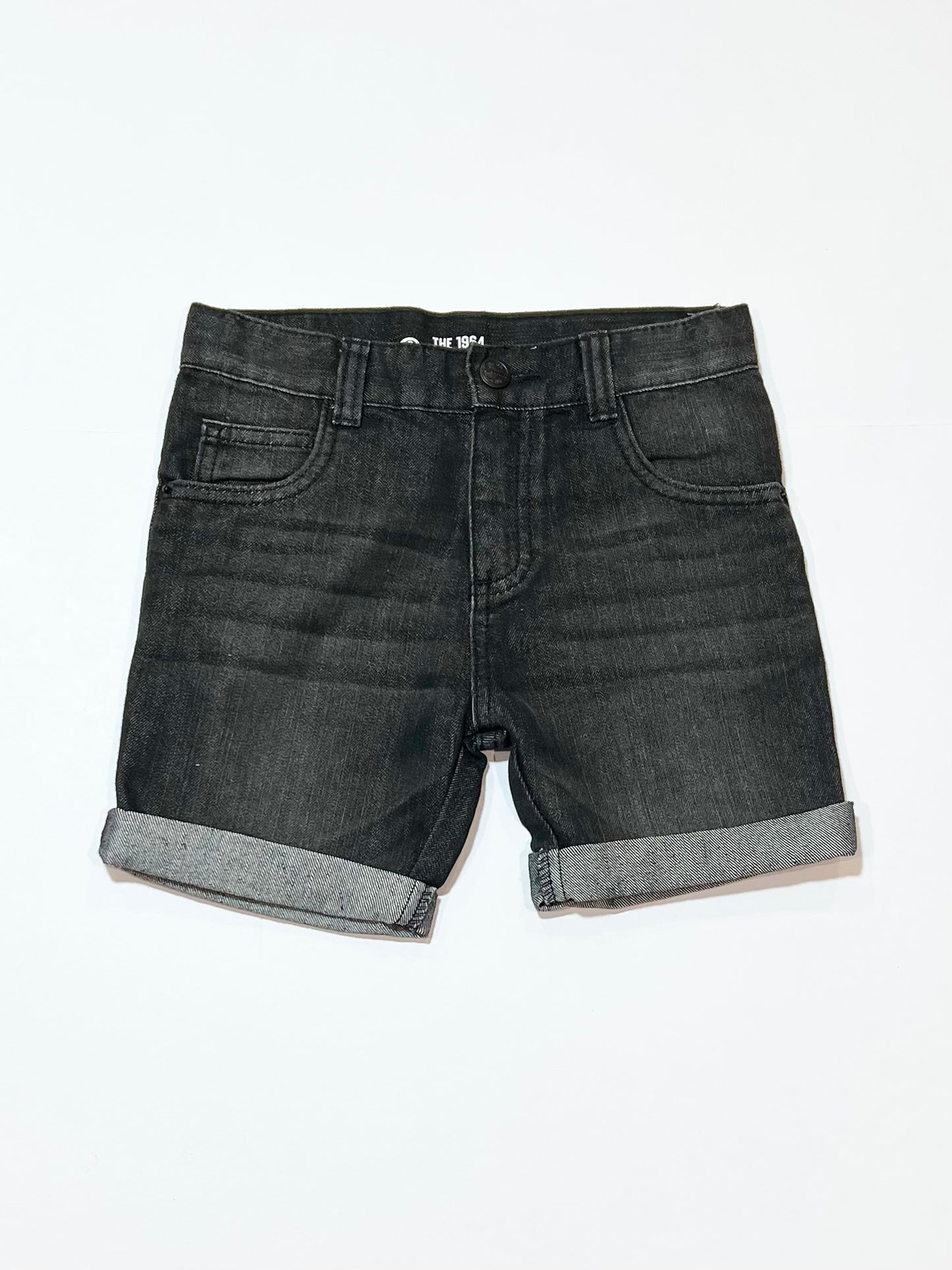 Black denim shorts - Size 4