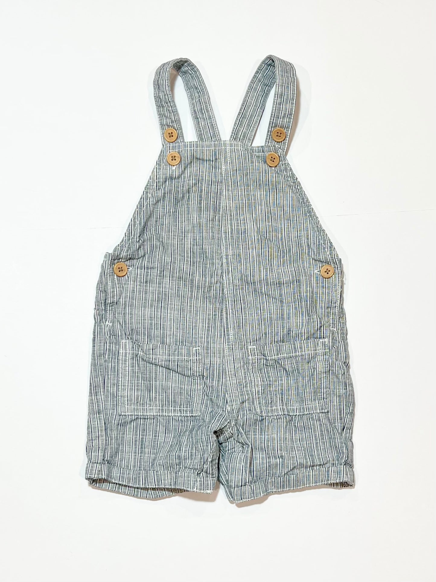 Striped overalls - Size 1