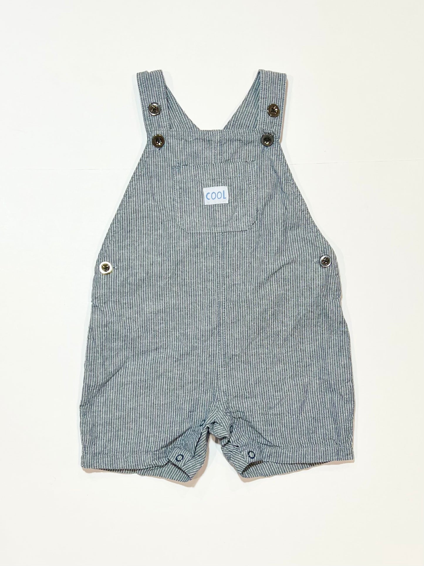 Striped overalls - Size 1