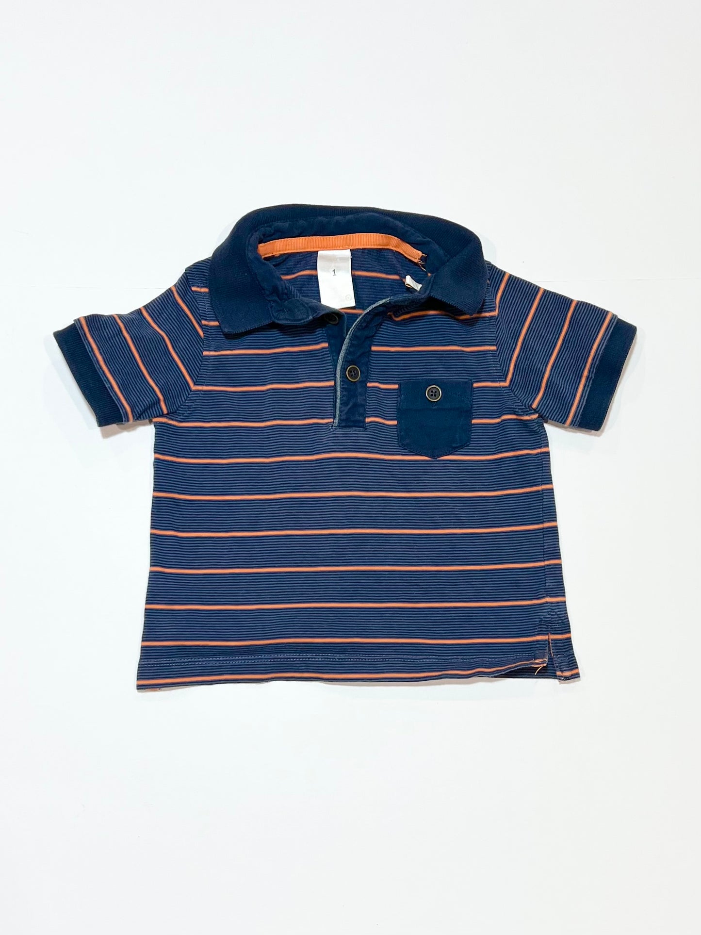 Striped polo shirt - Size 1