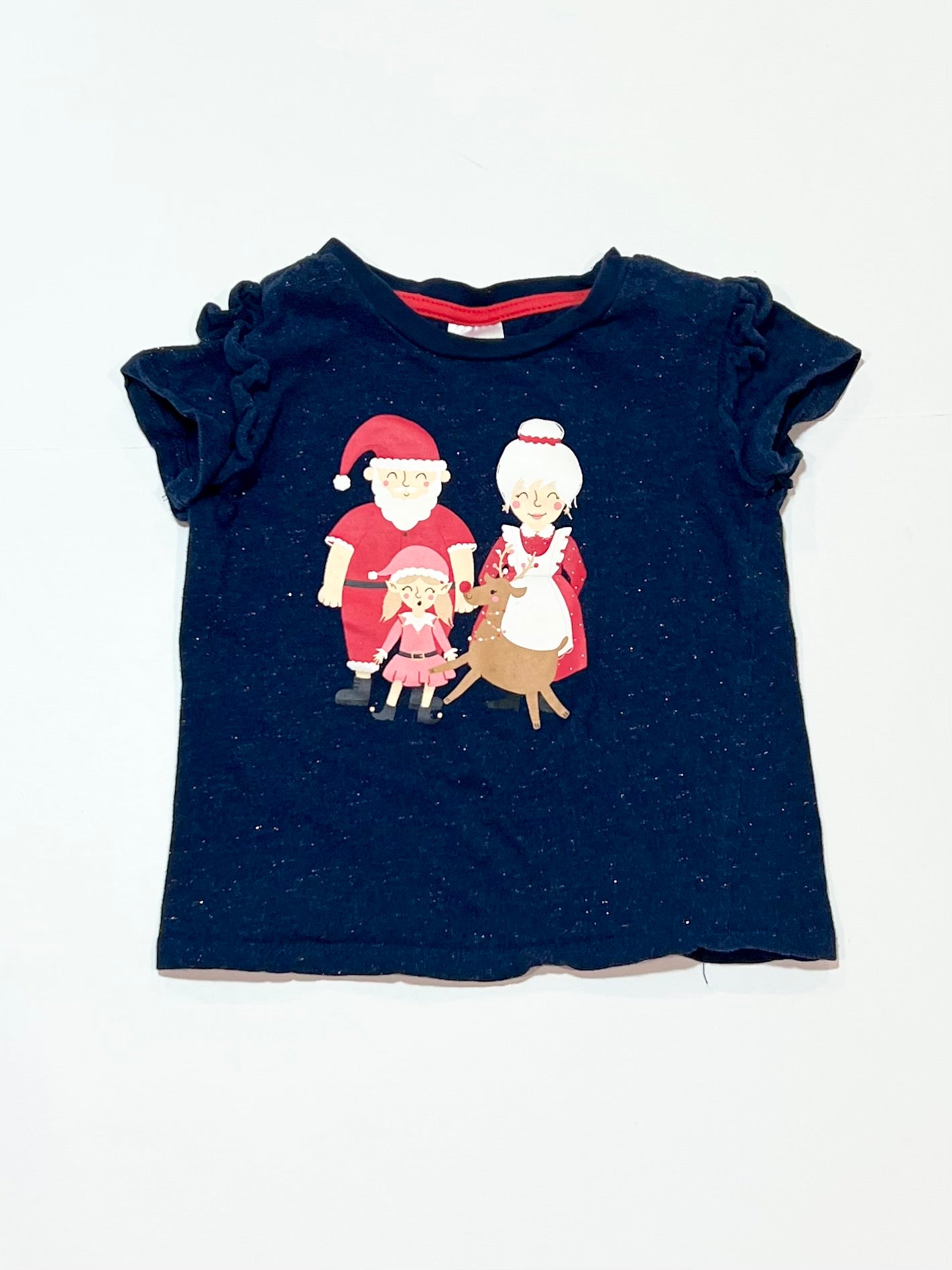 Christmas sparkle tee - Size 2