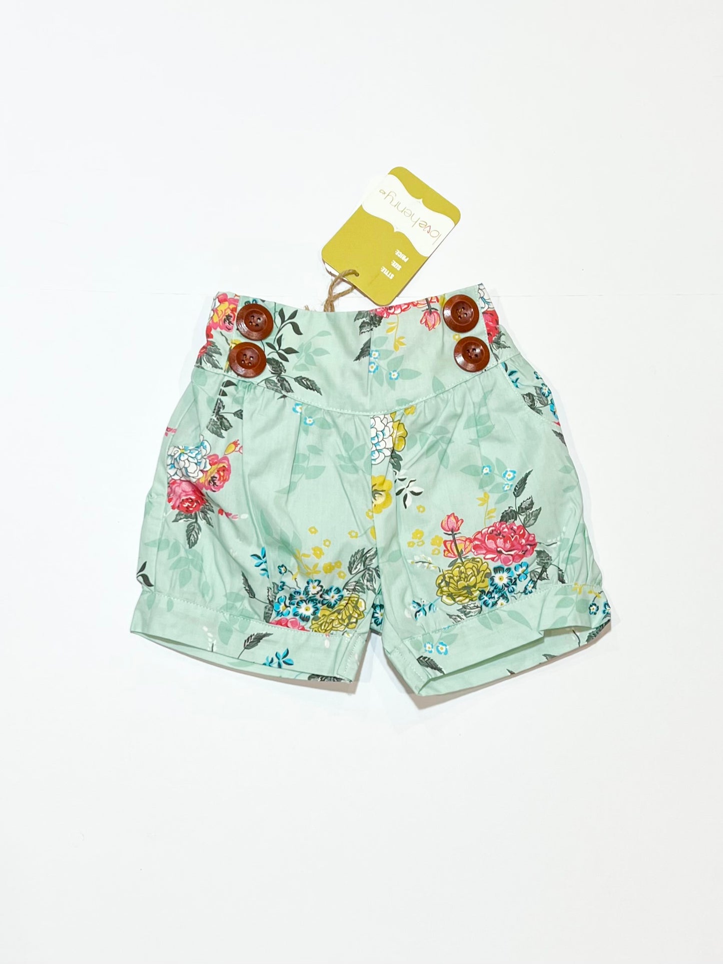 Floral shorts brand new - Size 2