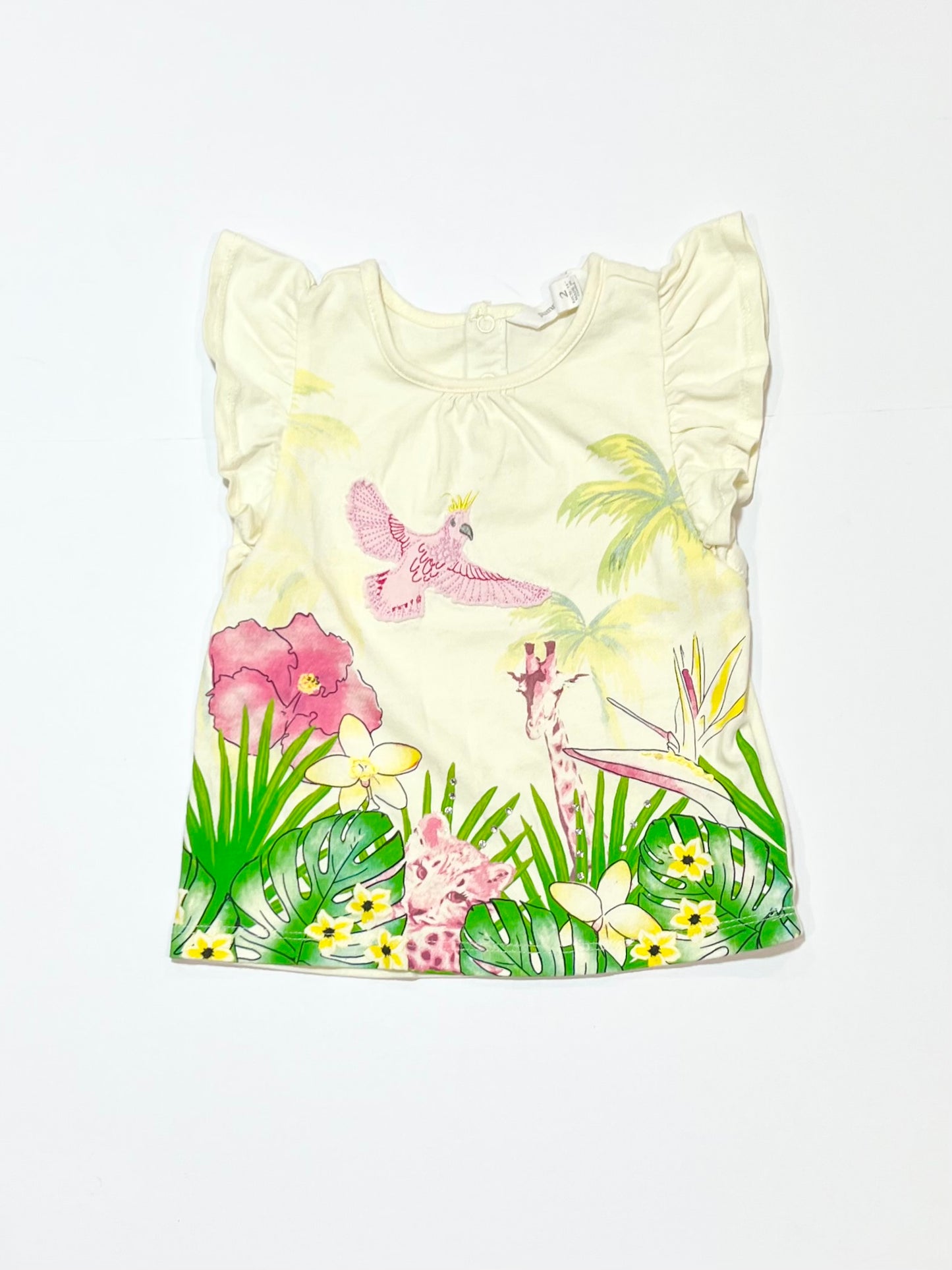 Yellow frill tank - Size 2