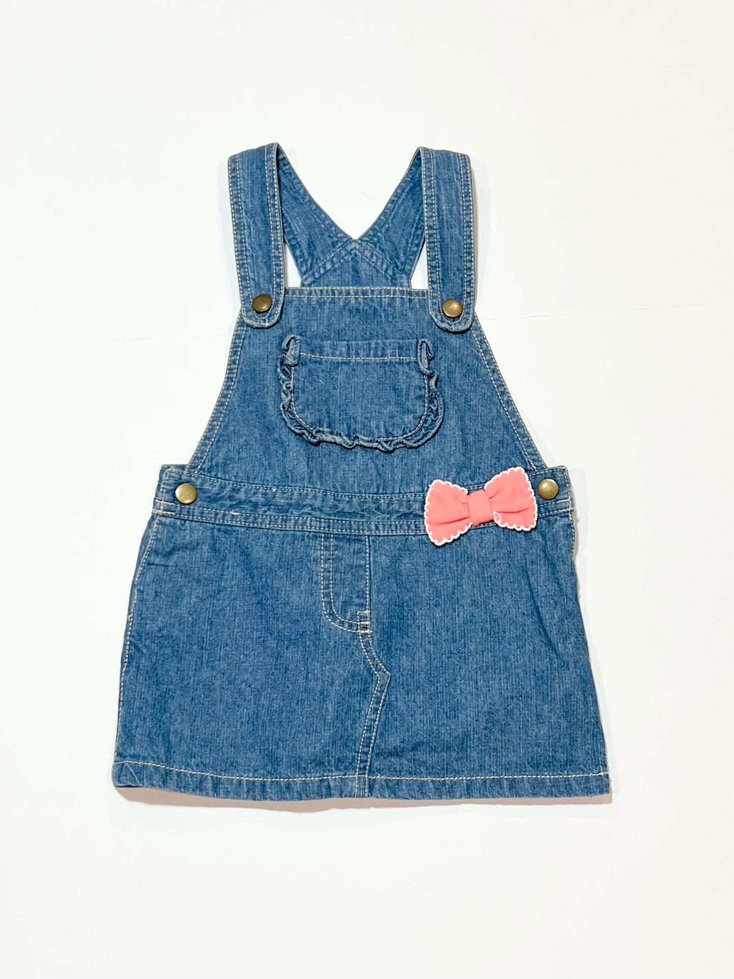 Denim pinafore - Size 2