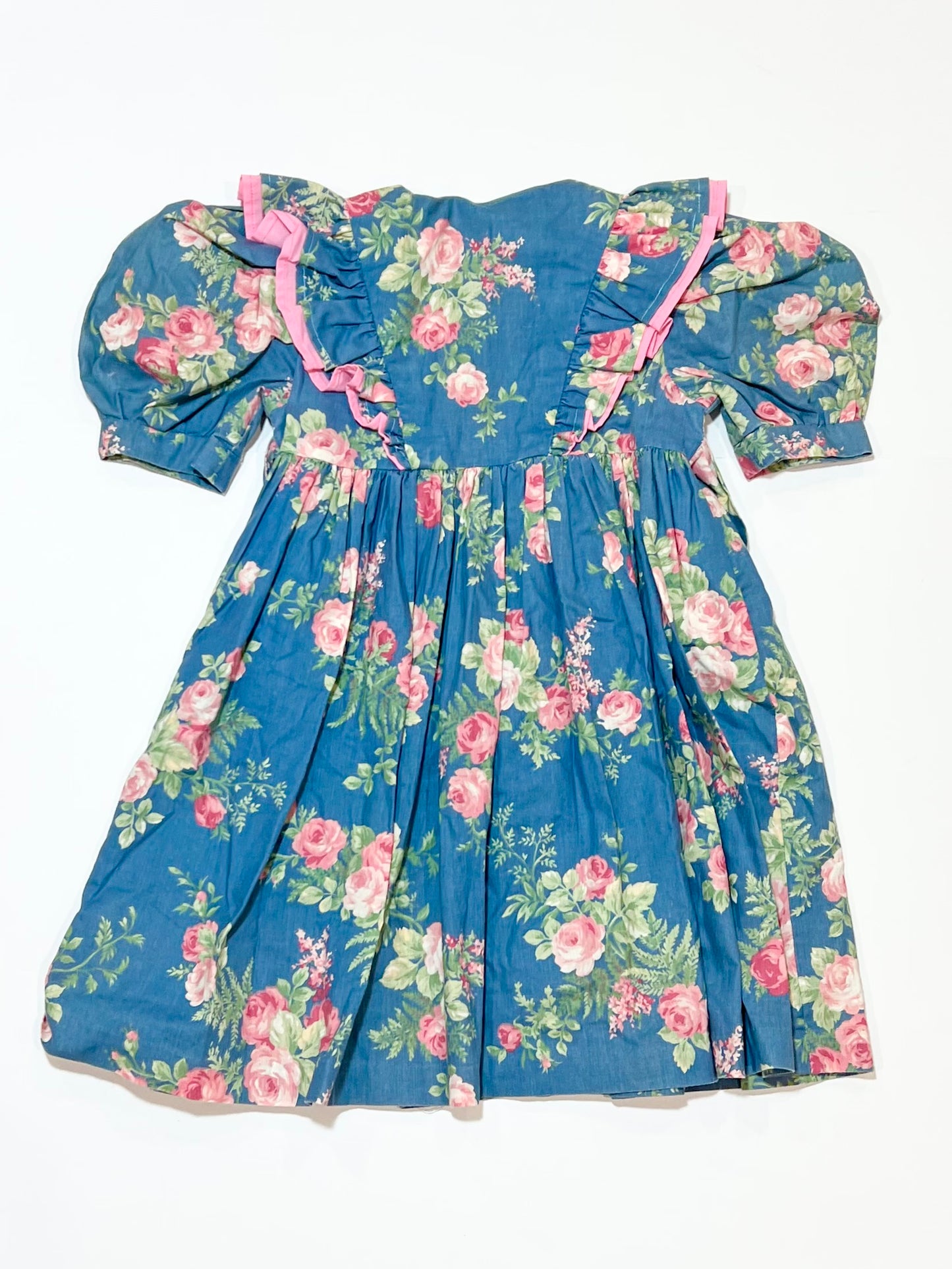 Floral cotton dress - Size 2-3