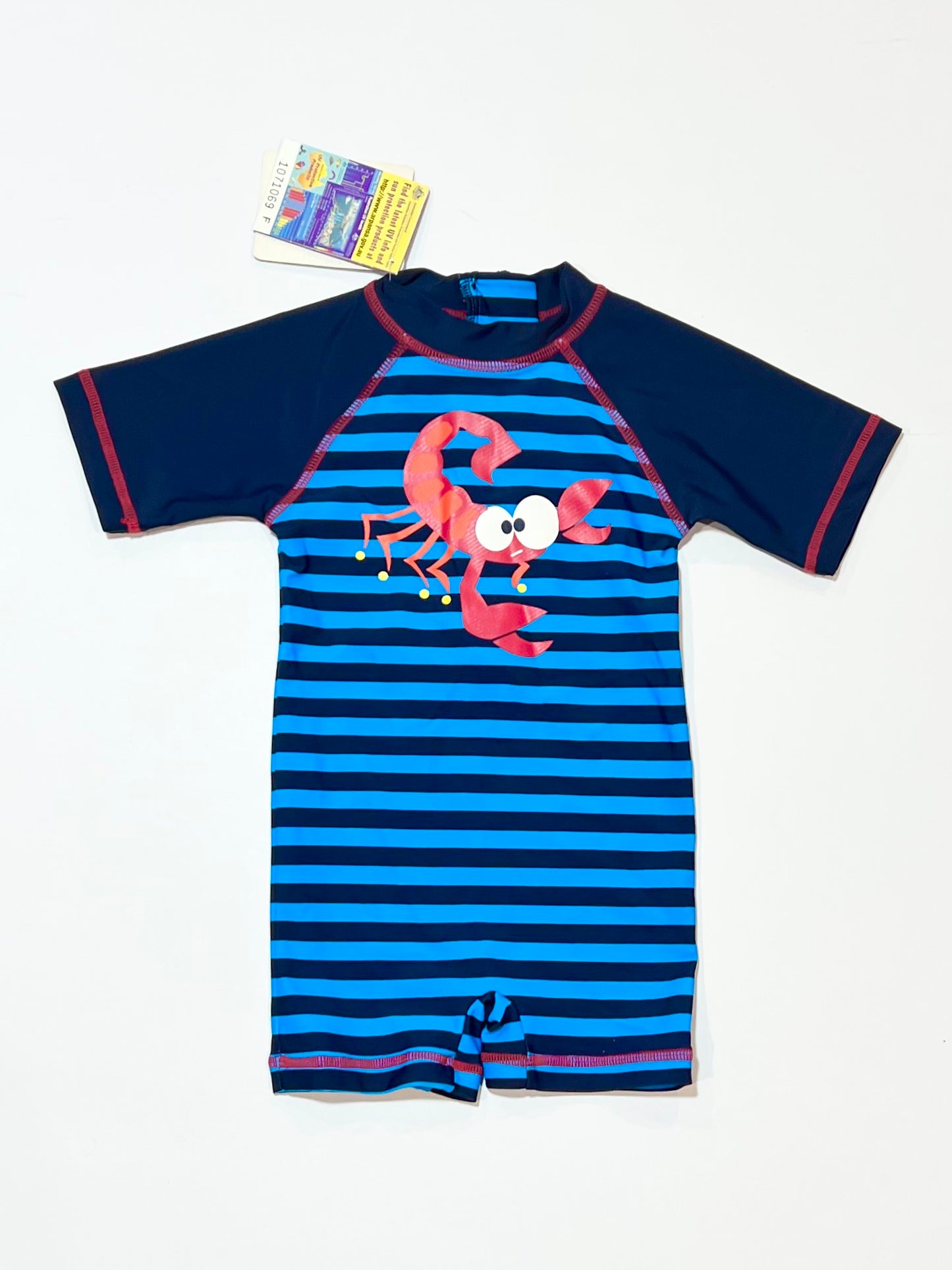 Striped swim suit brand new - Size 0