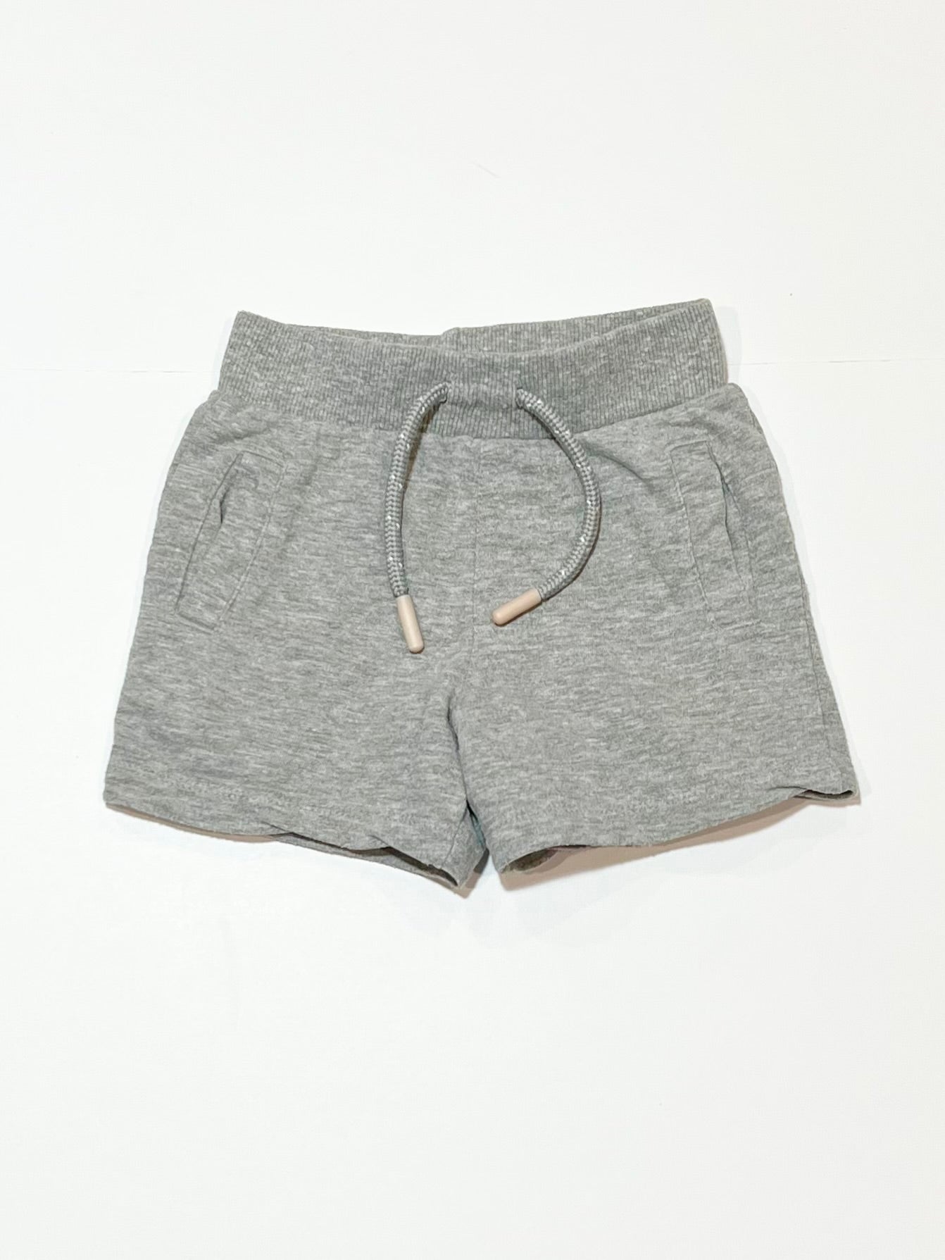 Grey sweat shorts - Size 9-12 months