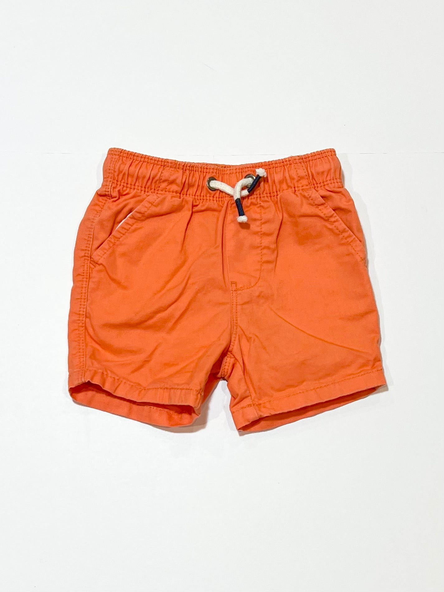 Orange shorts - Size 9-12 months