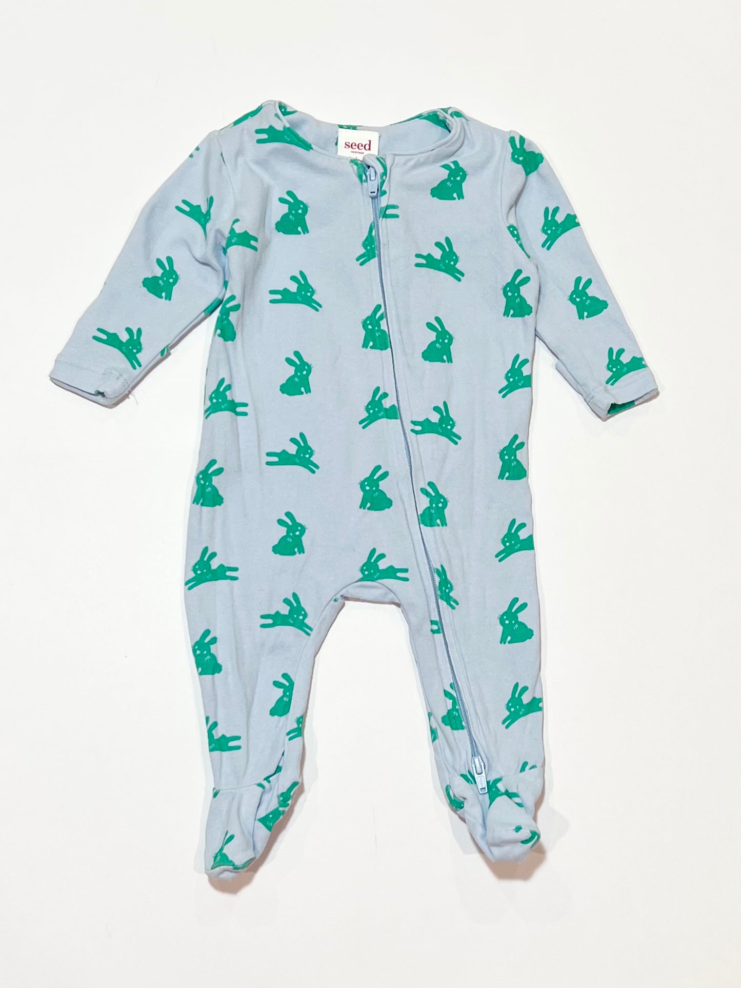 Bunny zip onesie - Size 0000
