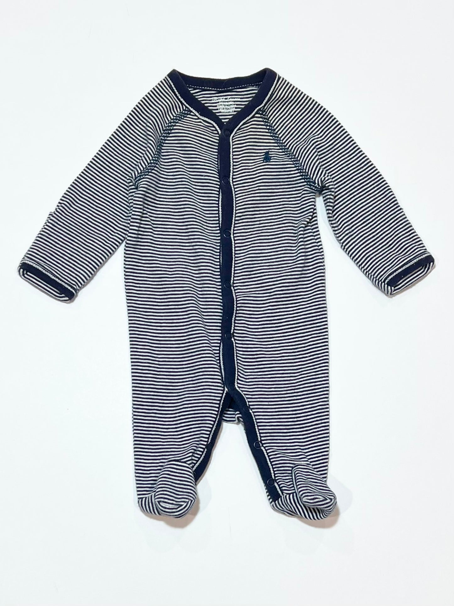 Navy striped onesie - Size 0000