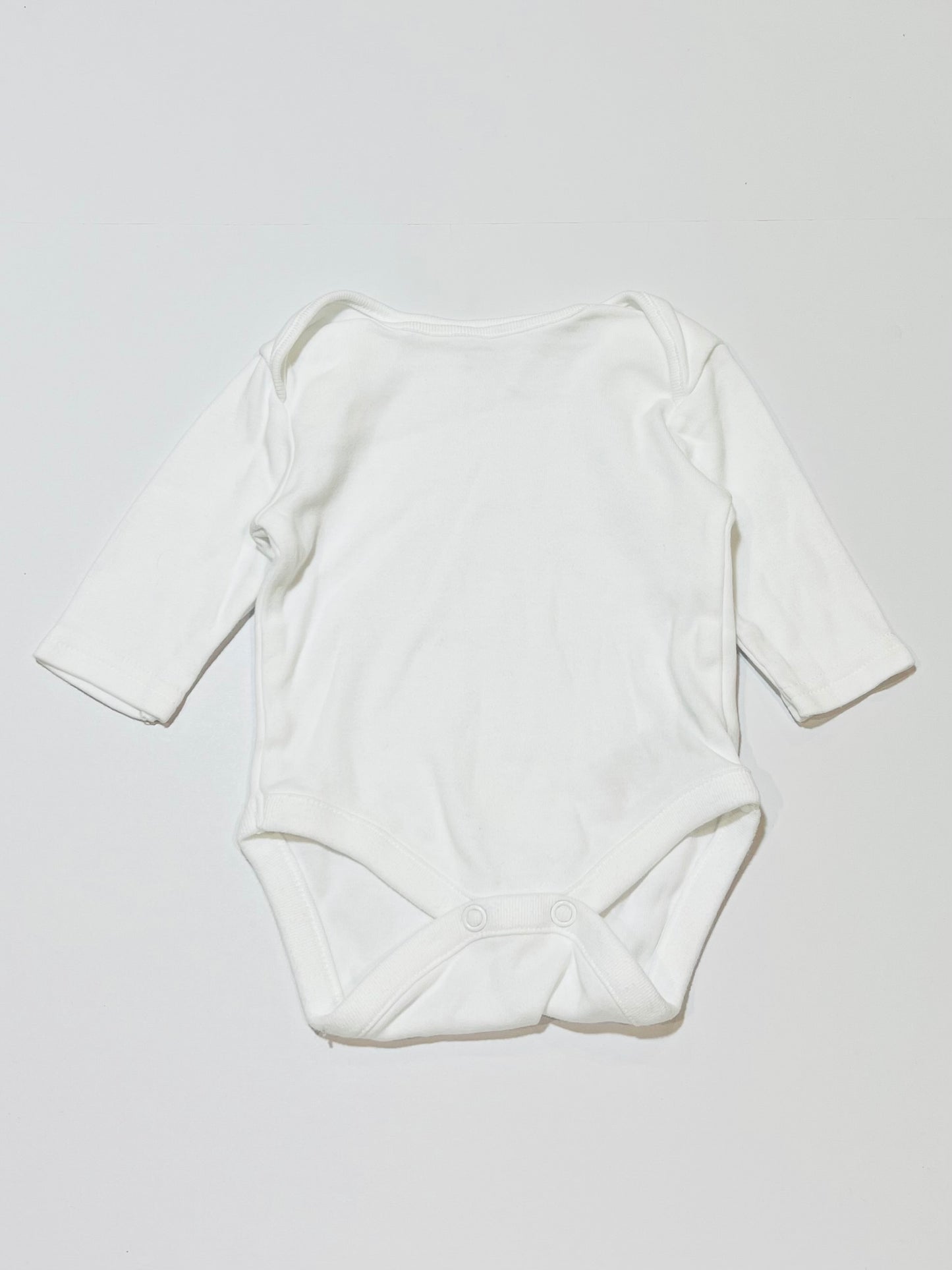 White bodysuit - Size 1 month