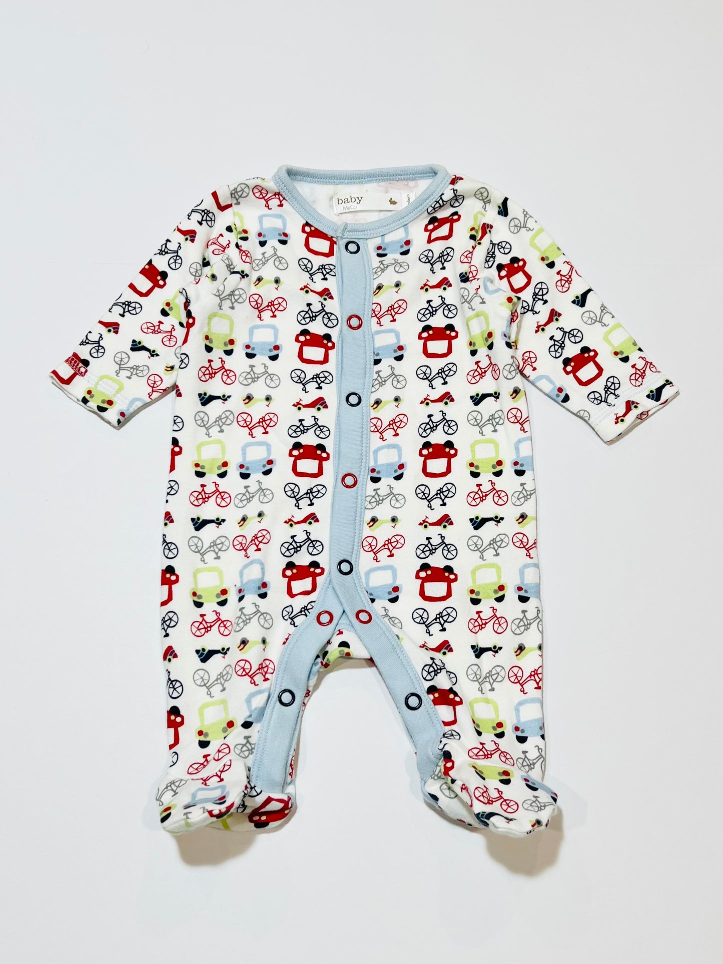 Vehicles onesie - Size 0000