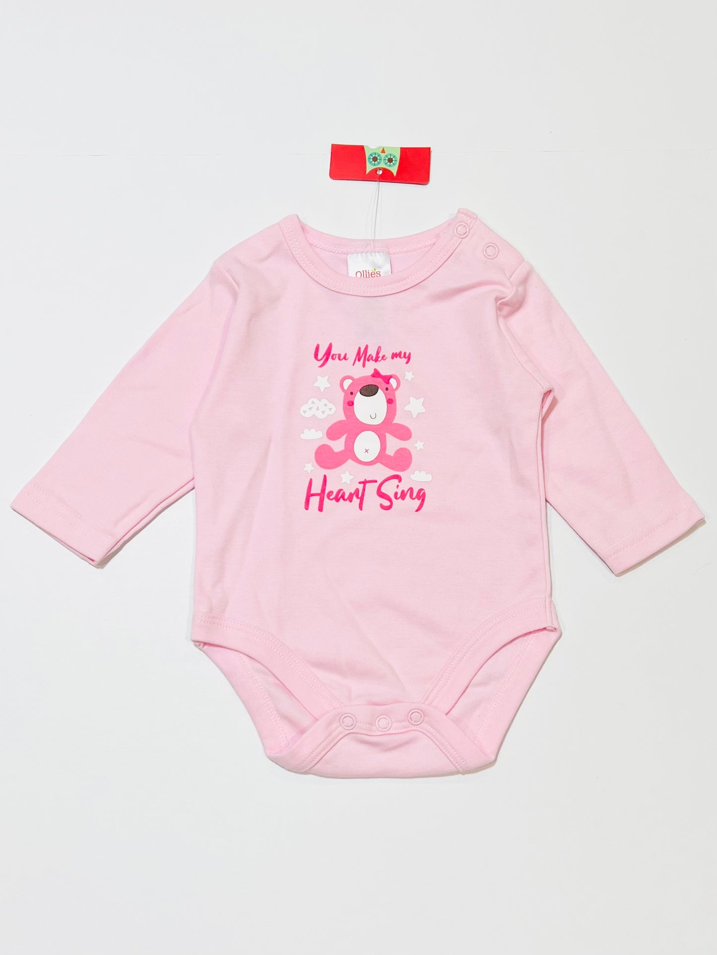 Pink bodysuit brand new - Size 0000