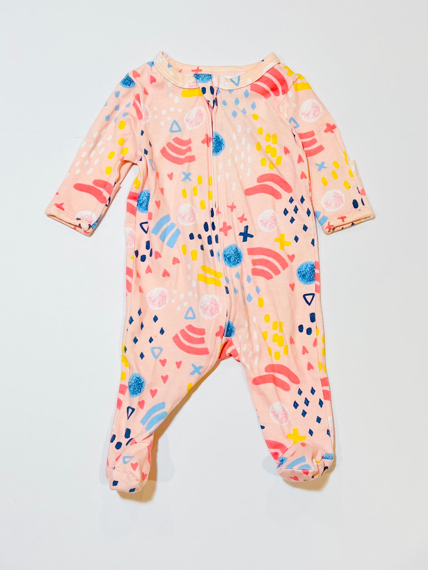 Shapes zip onesie - Size 0000