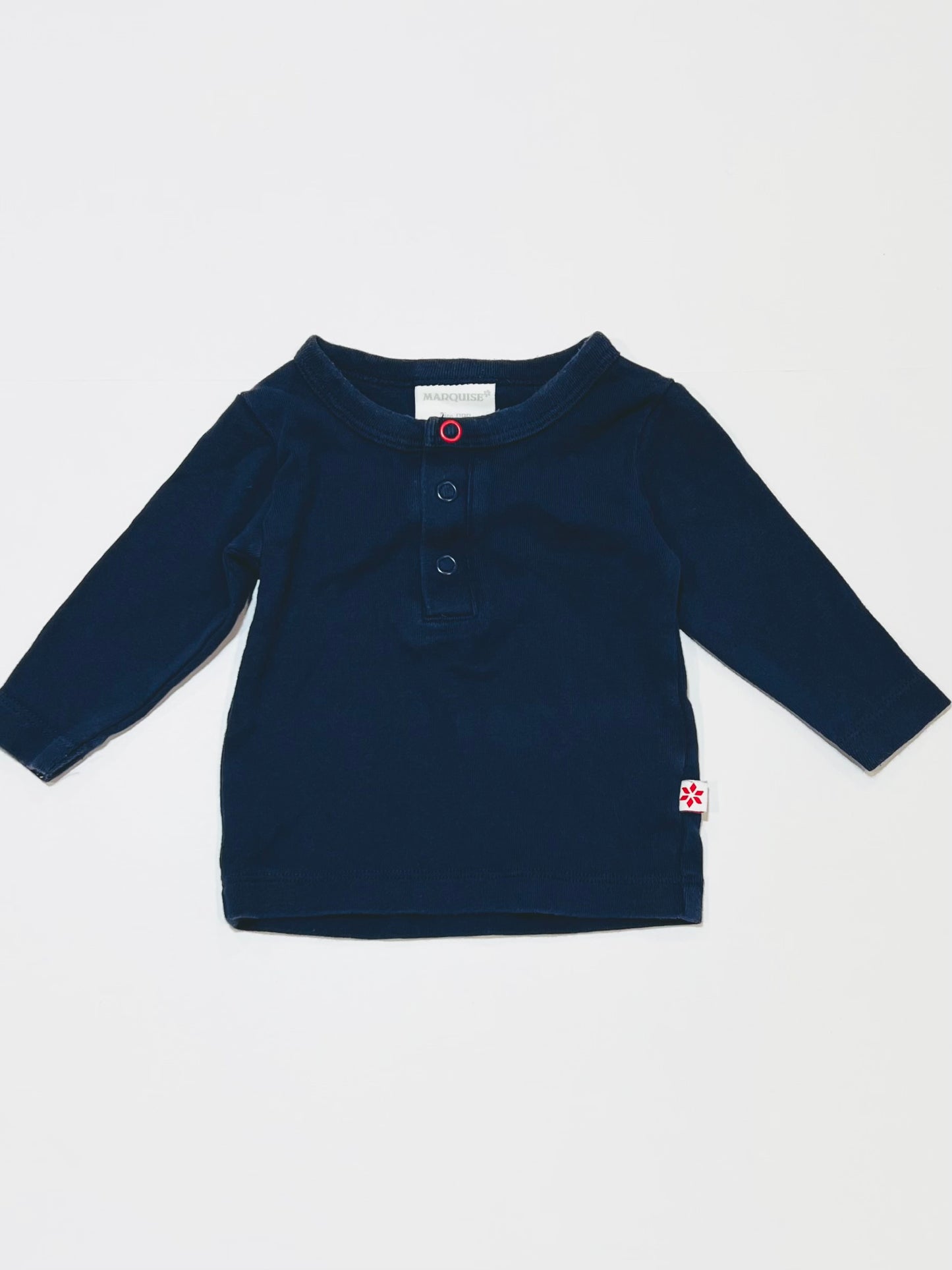 Navy henley top - Size 000