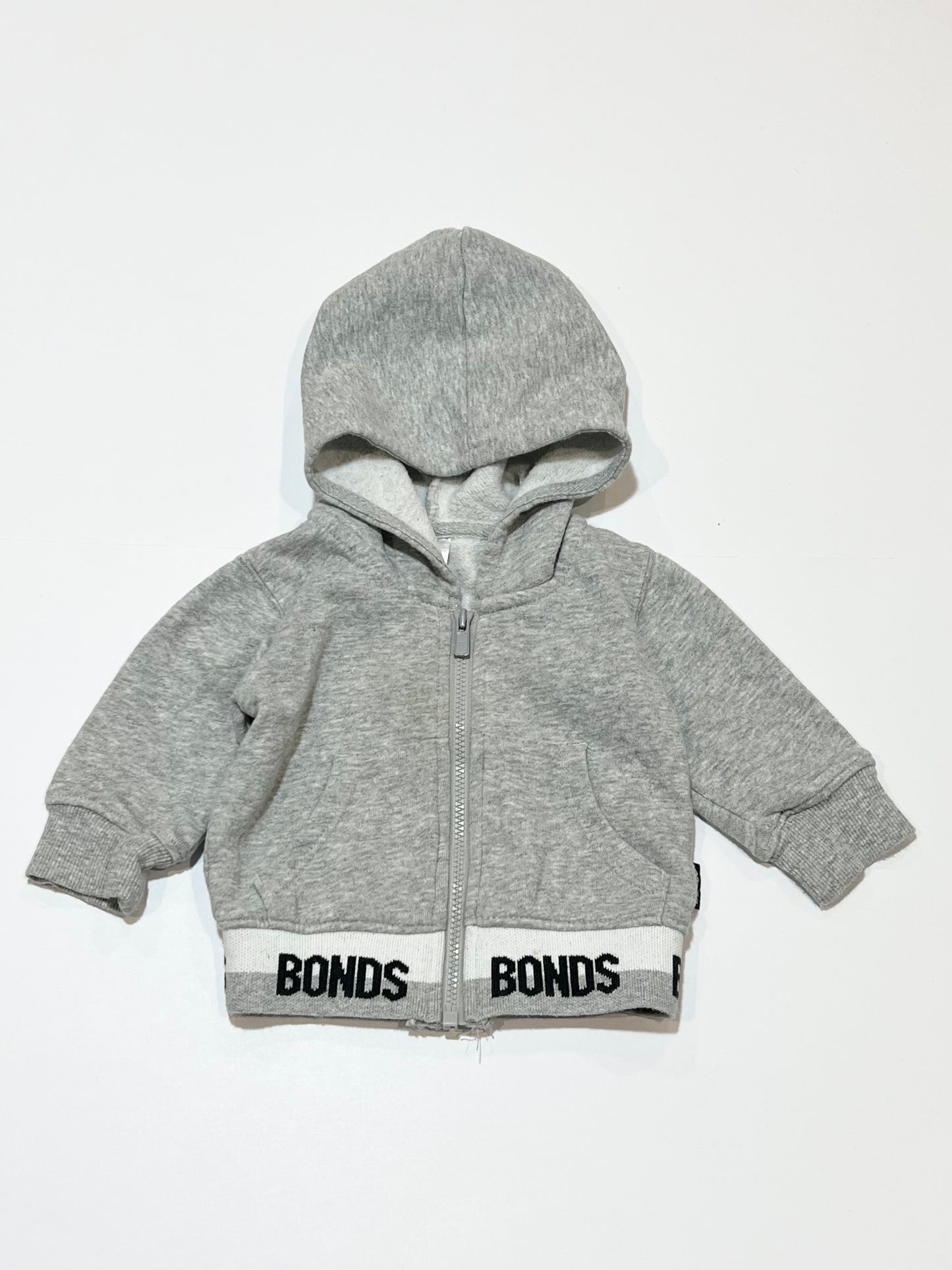 Grey zip hoodie - Size 000