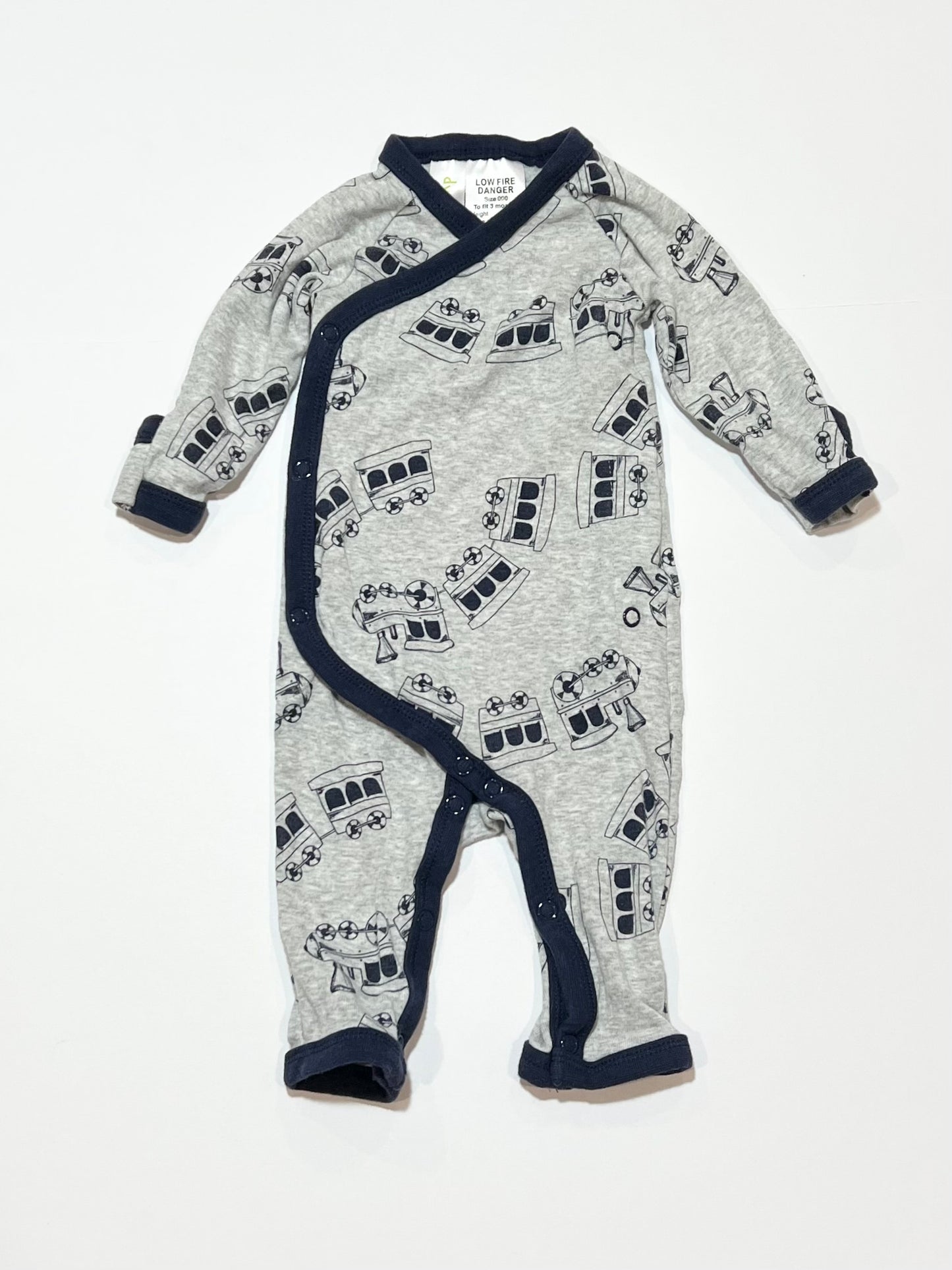 Trains onesie - Size 000