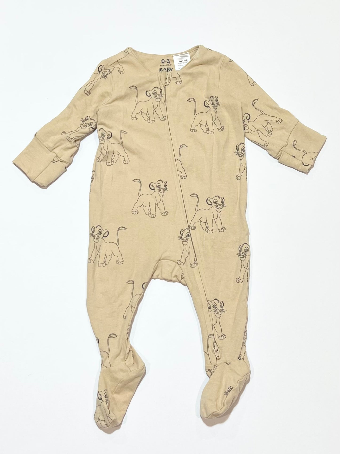 Simba zip onesie - Size 000