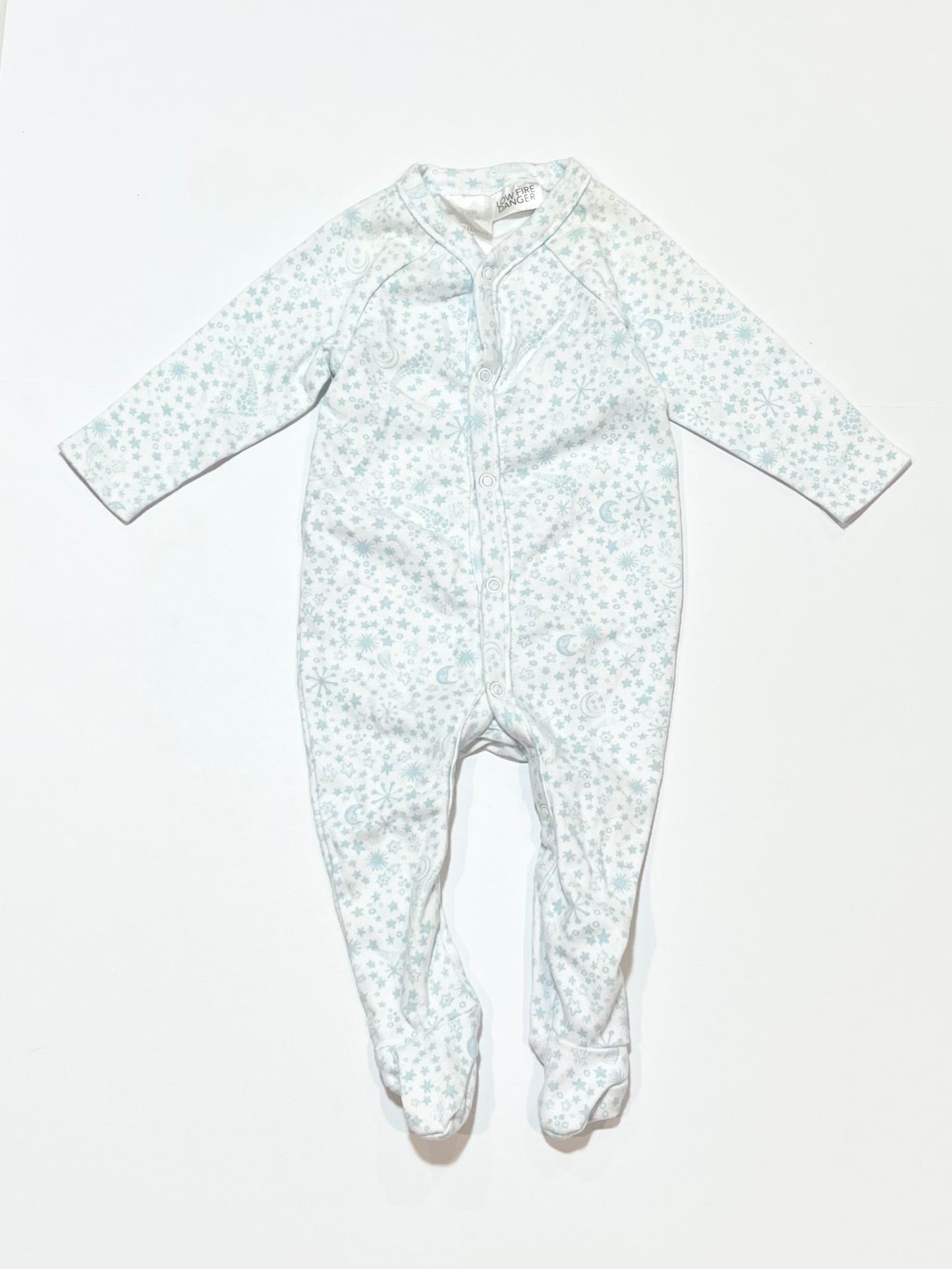 Blue stars onesie - Size 000
