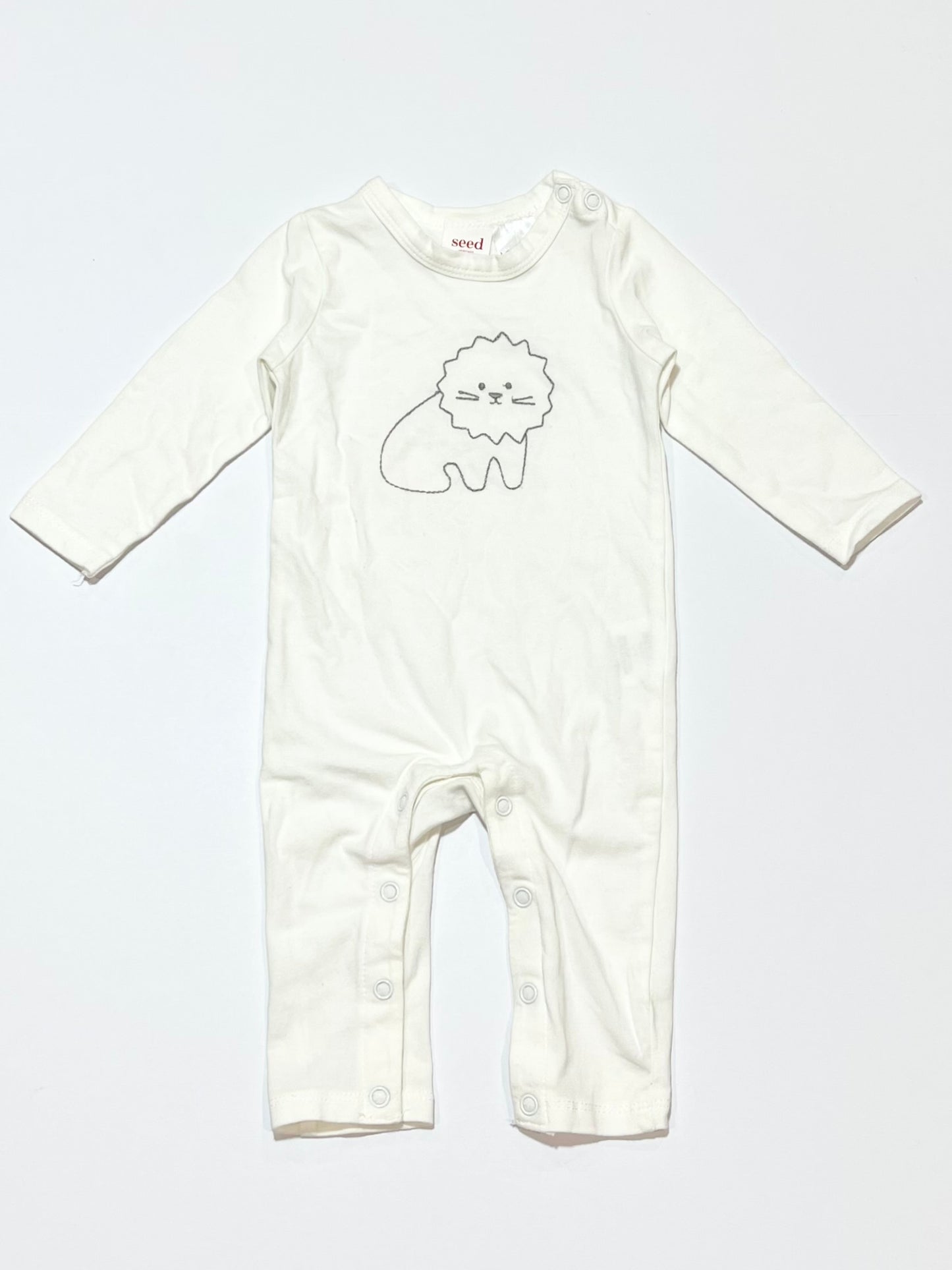 White lion onesie - Size 000
