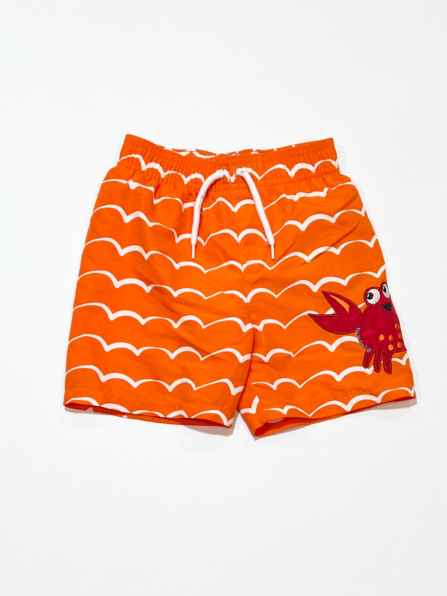 Orange crab boardies - Size 2-3