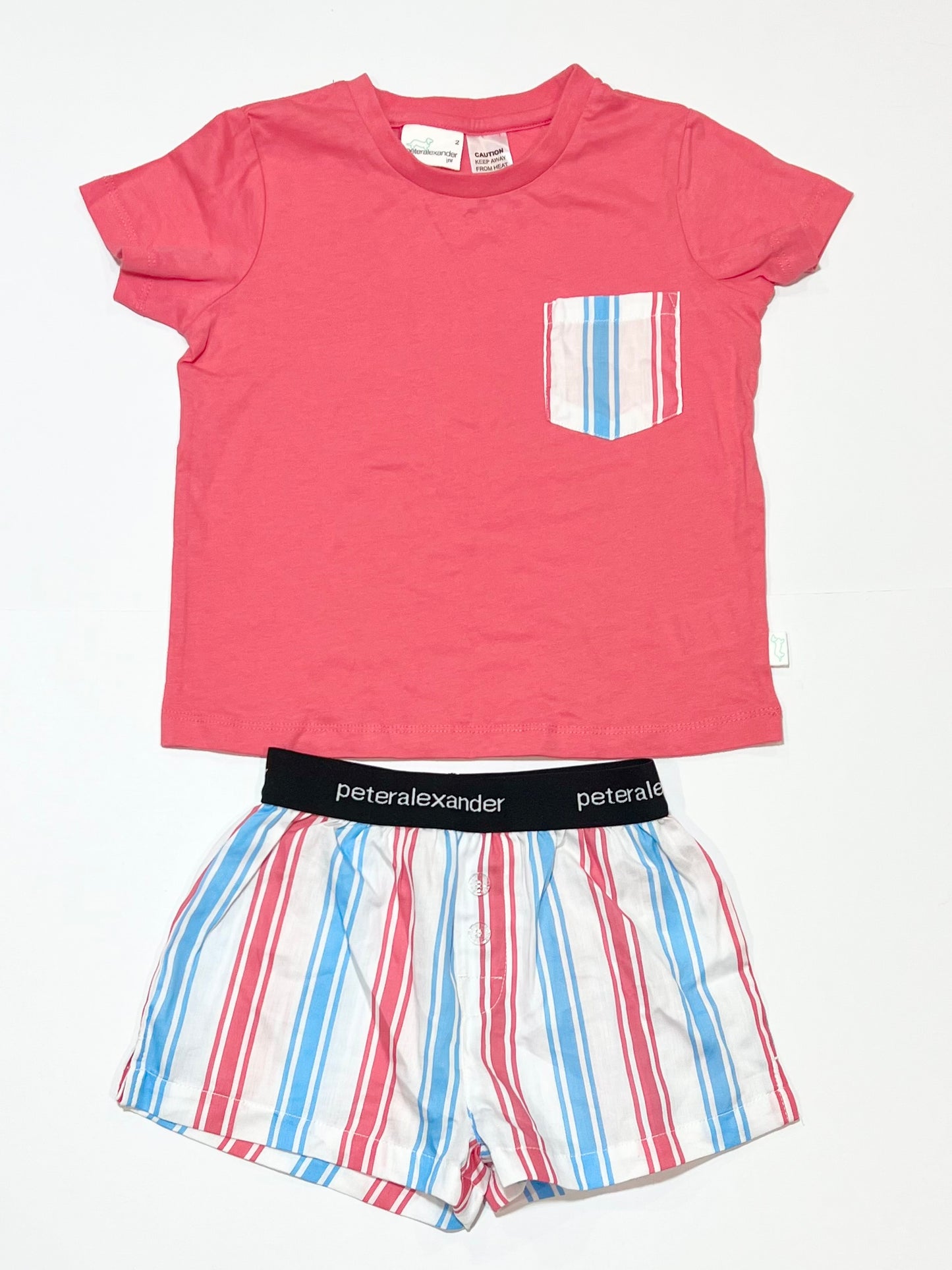 Striped pocket pyjamas - Size 2
