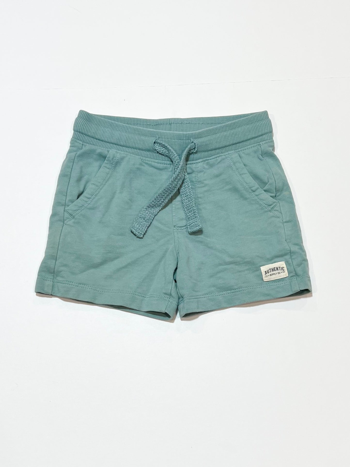 Green sweat shorts - Size 2