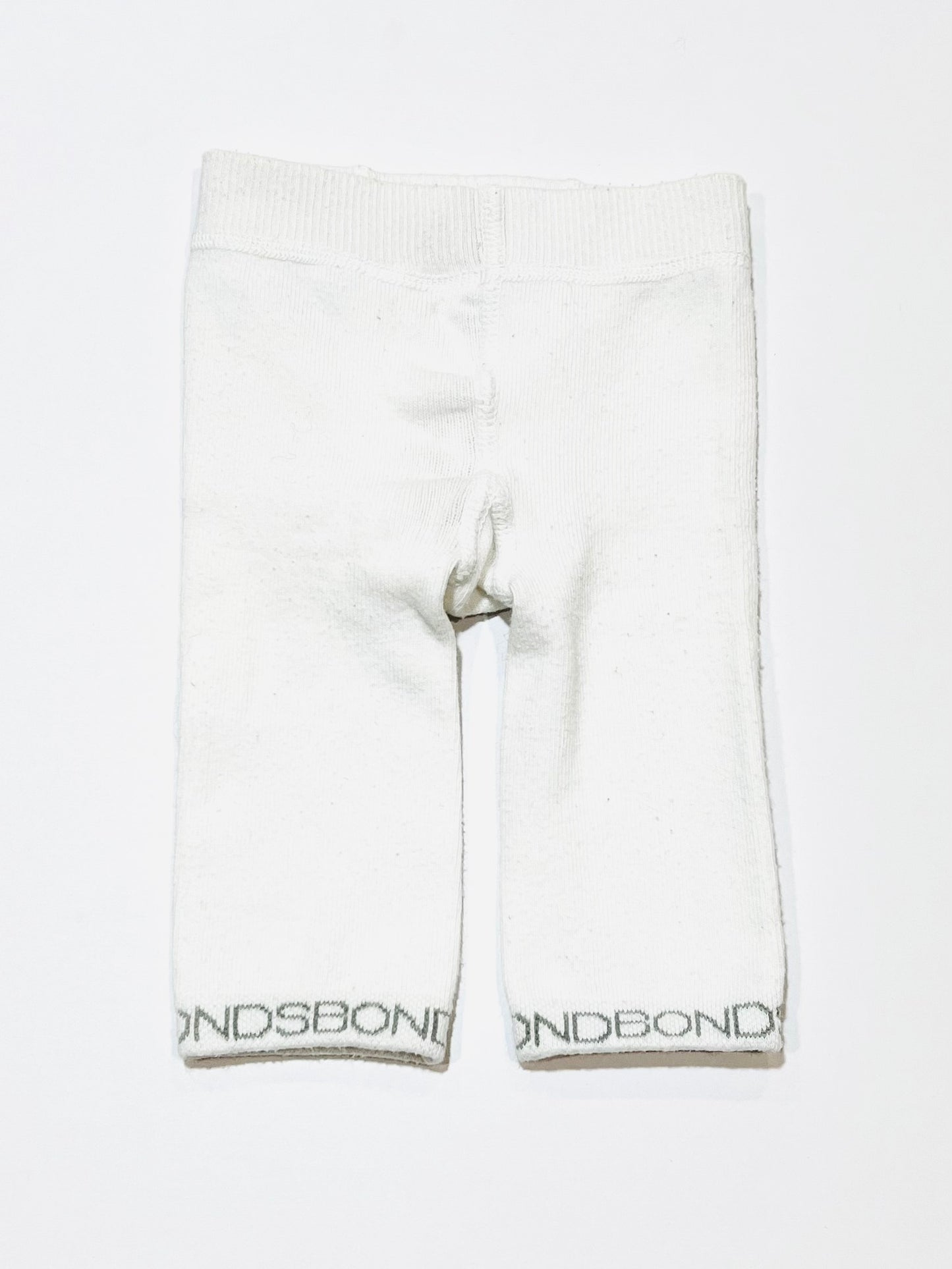 White leggings - Size 0-6 months