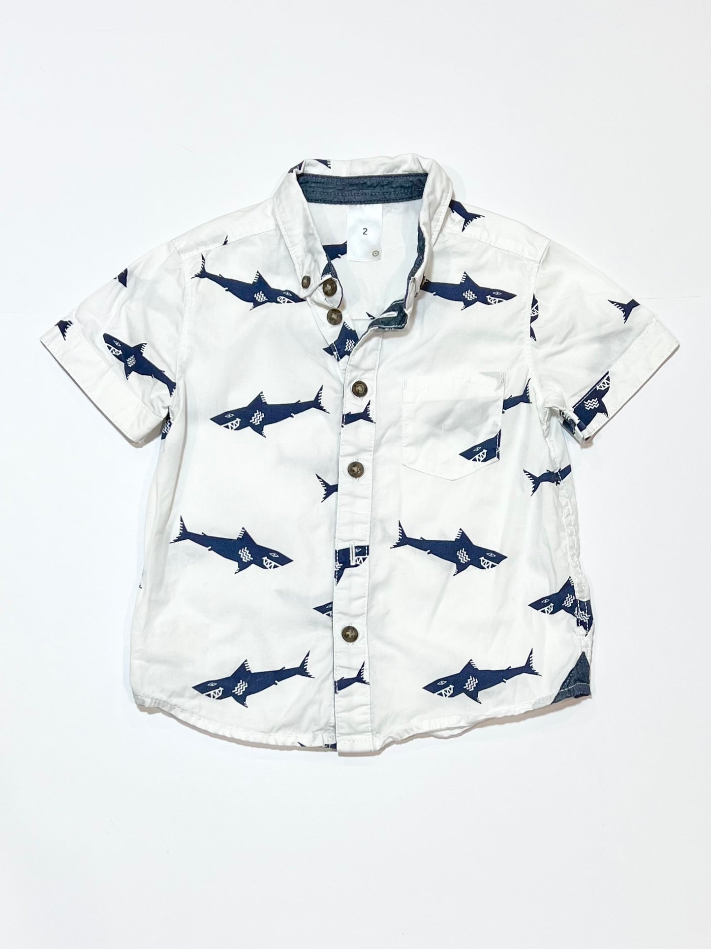 Sharks shirt - Size 2