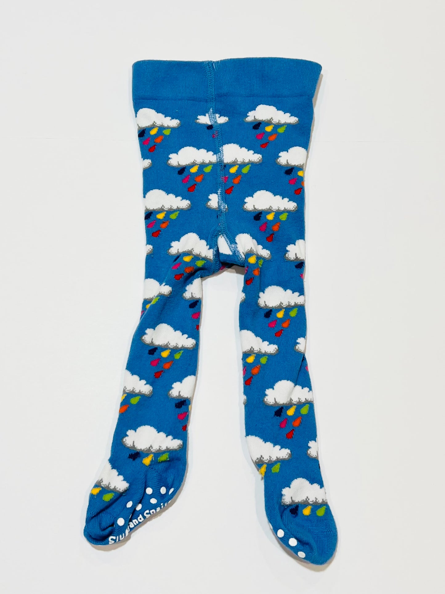 Rain cloud tights - Size 0-6 months