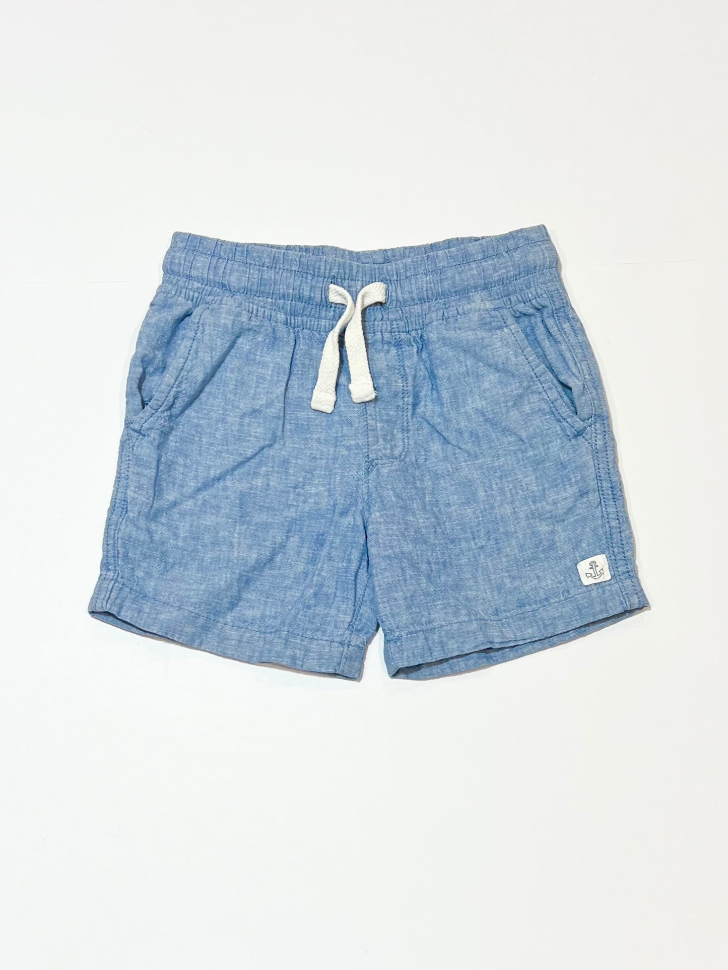 Woven blue shorts - Size 3