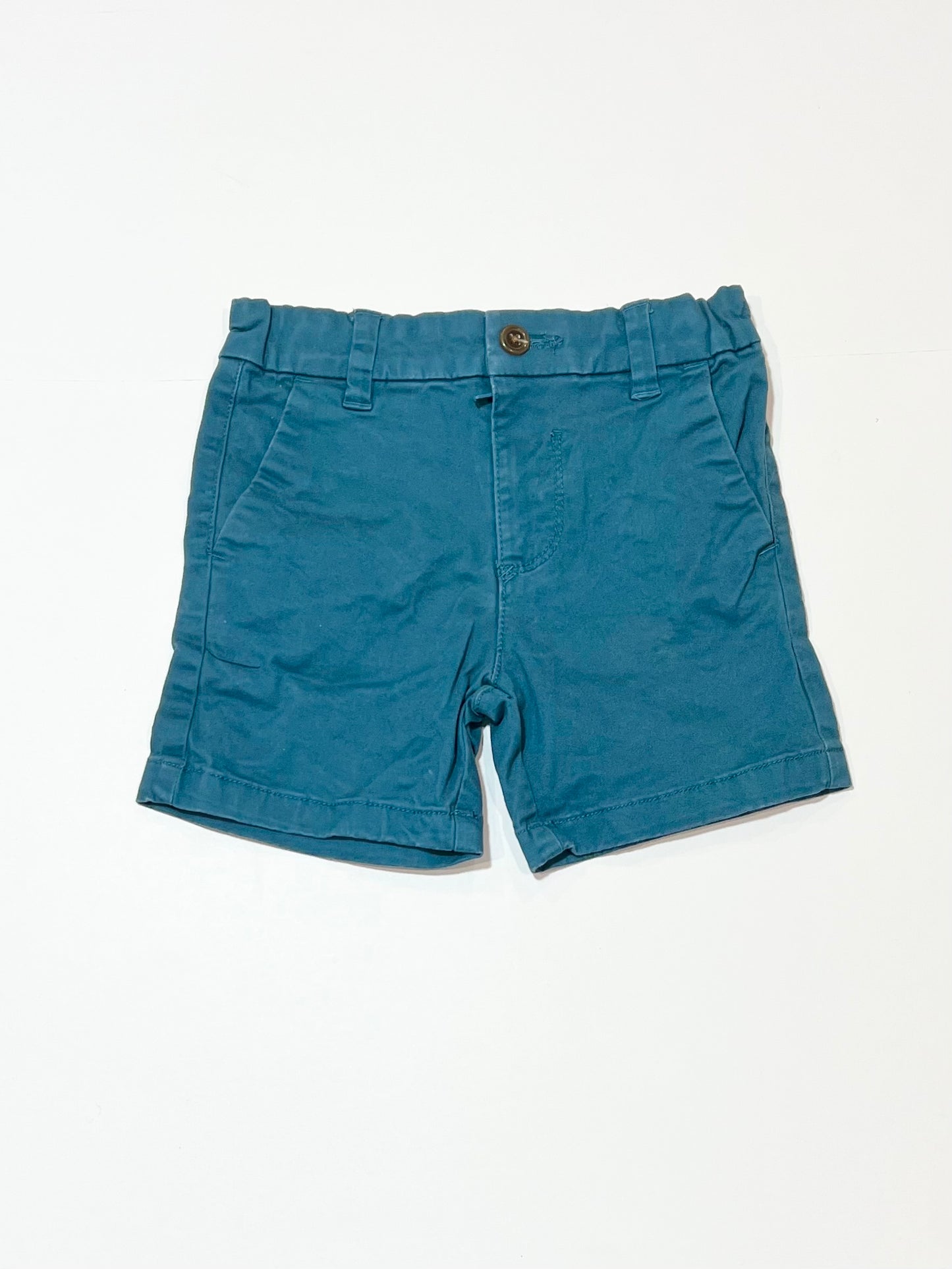 Teal chino shorts - Size 3