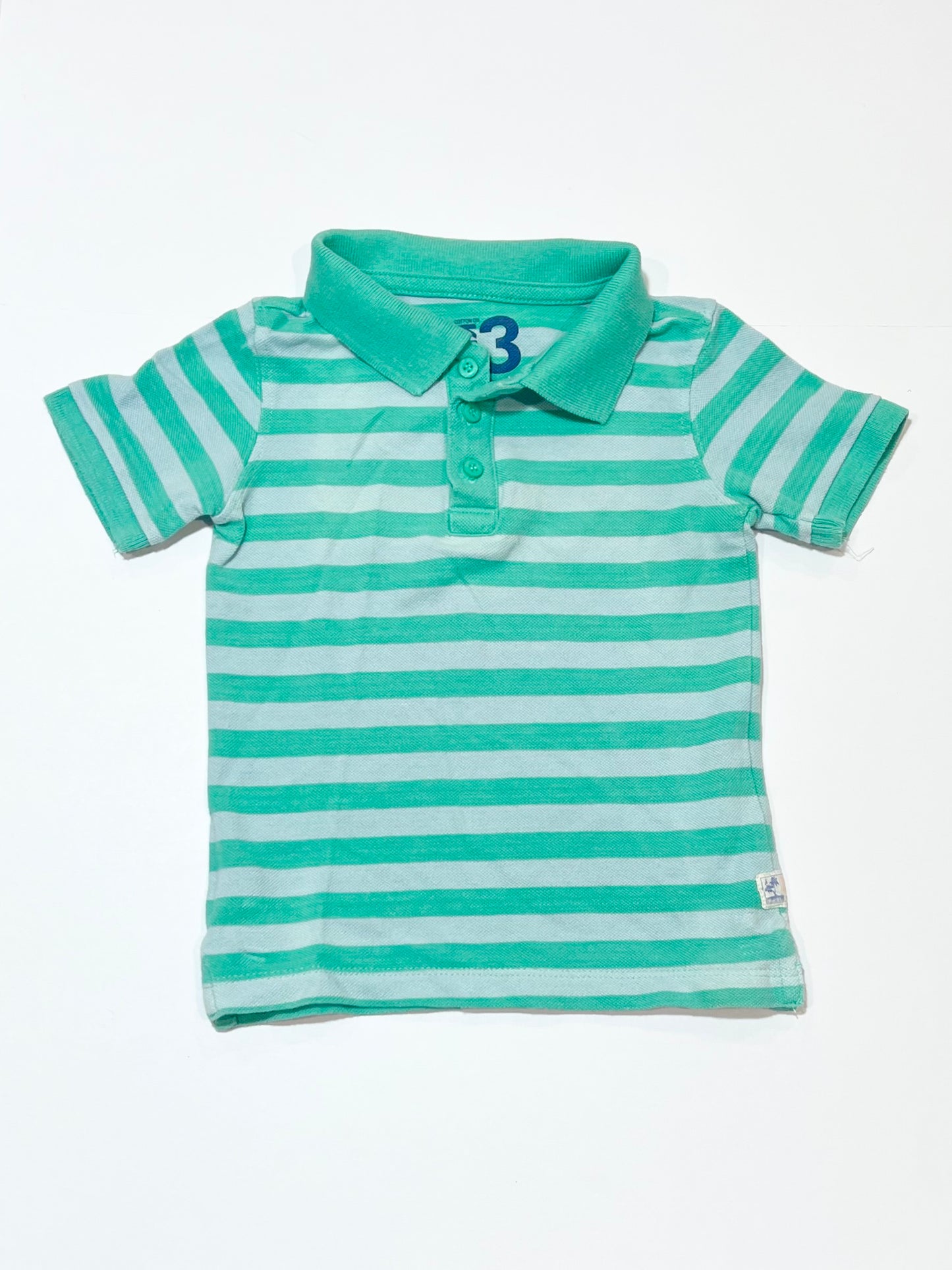 Striped polo top - Size 3