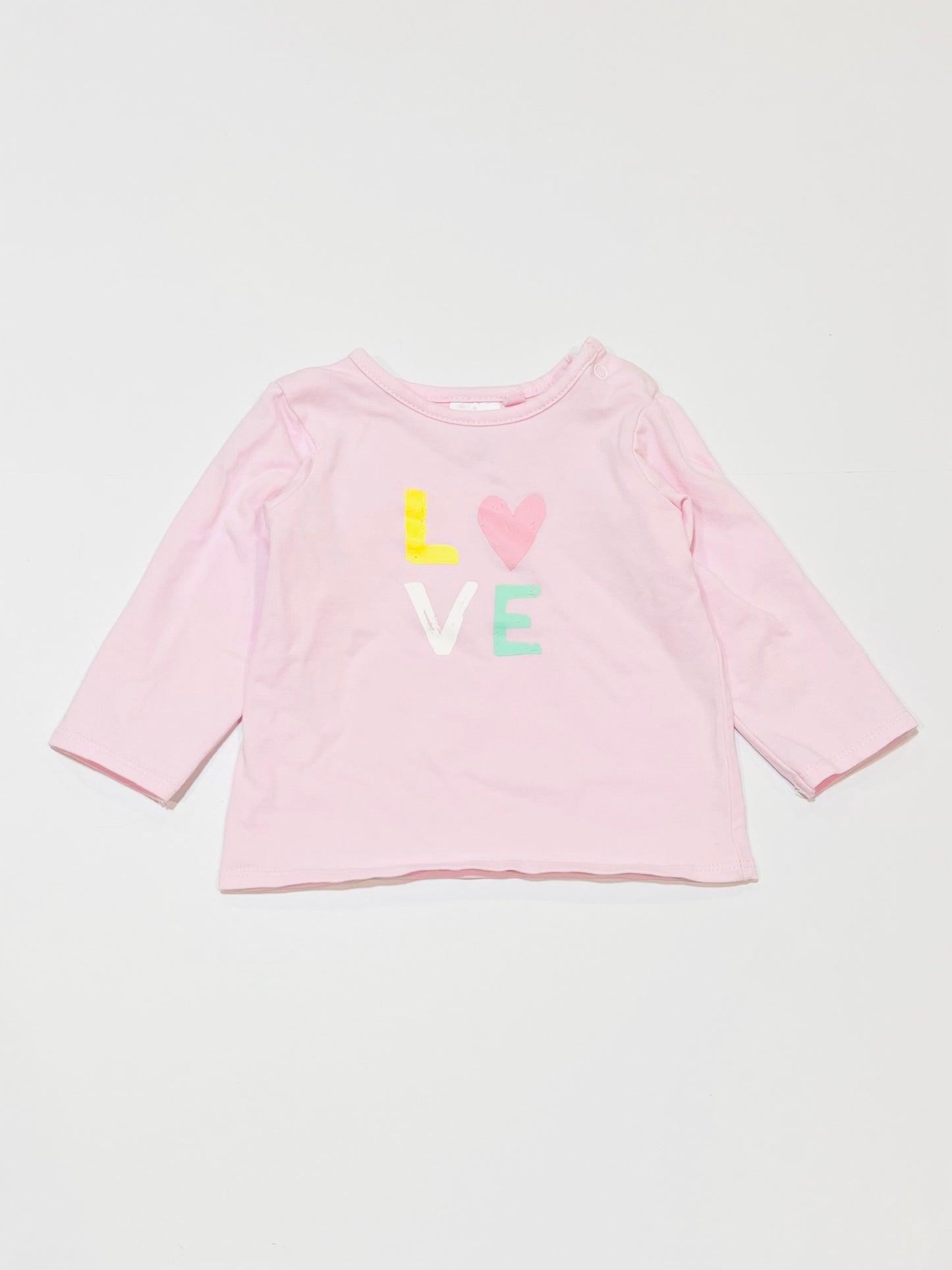 Pink love top - Size 000