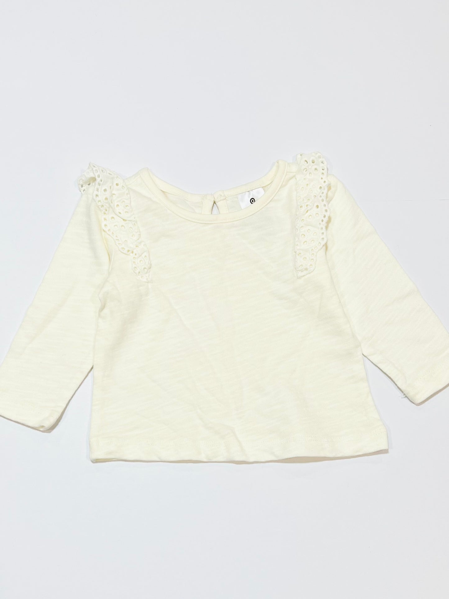 White ruffle top - Size 000
