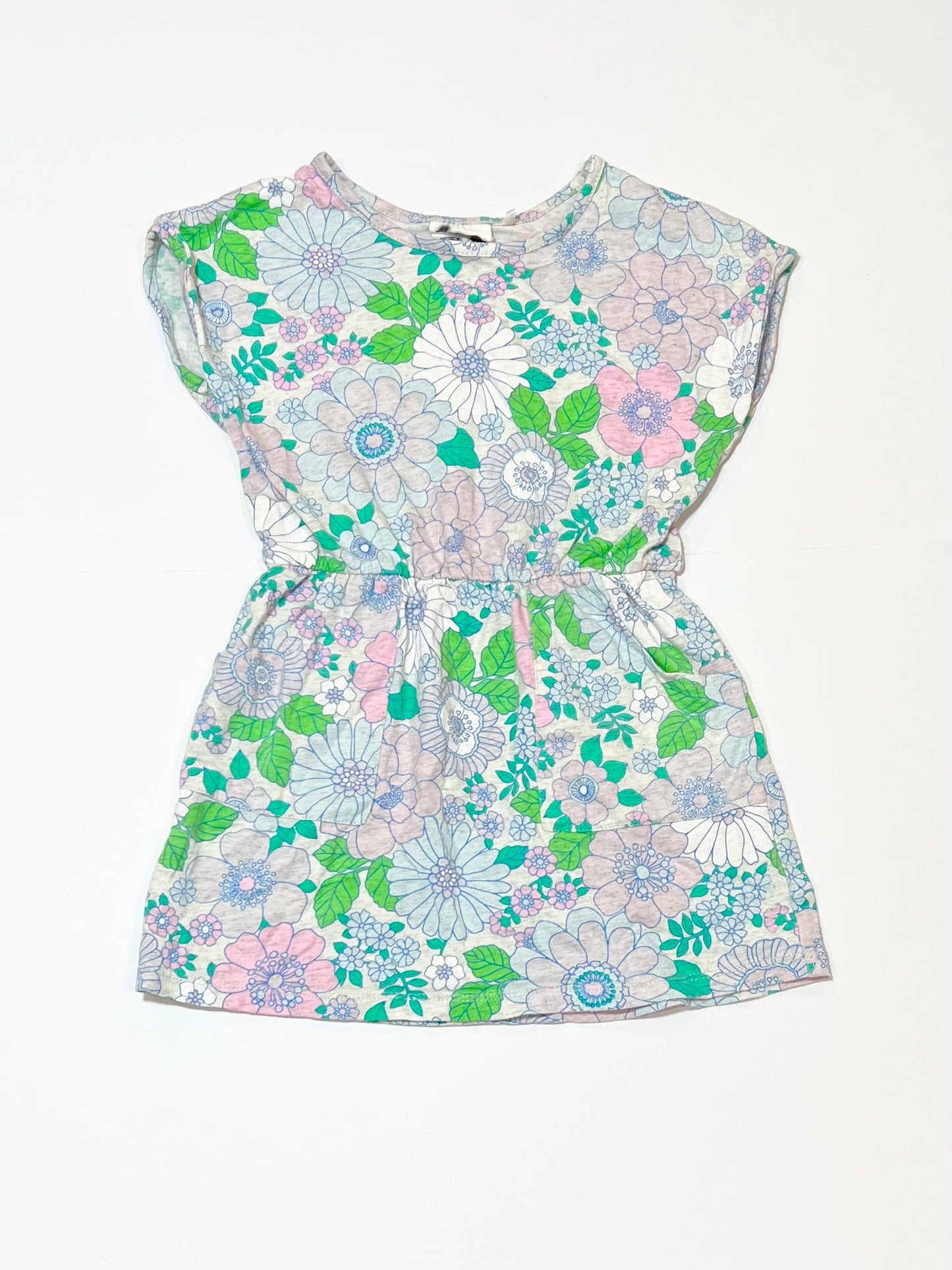 Floral jersey dress - Size 3
