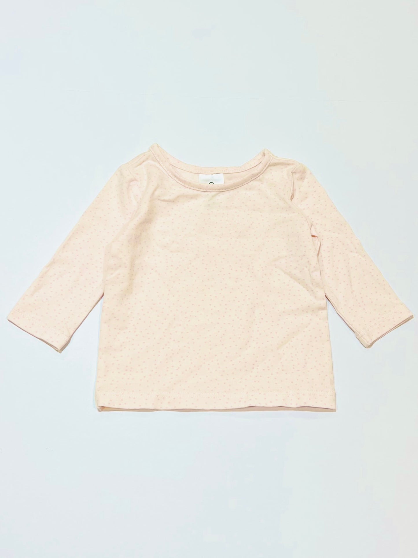 Pink spotty top - Size 000