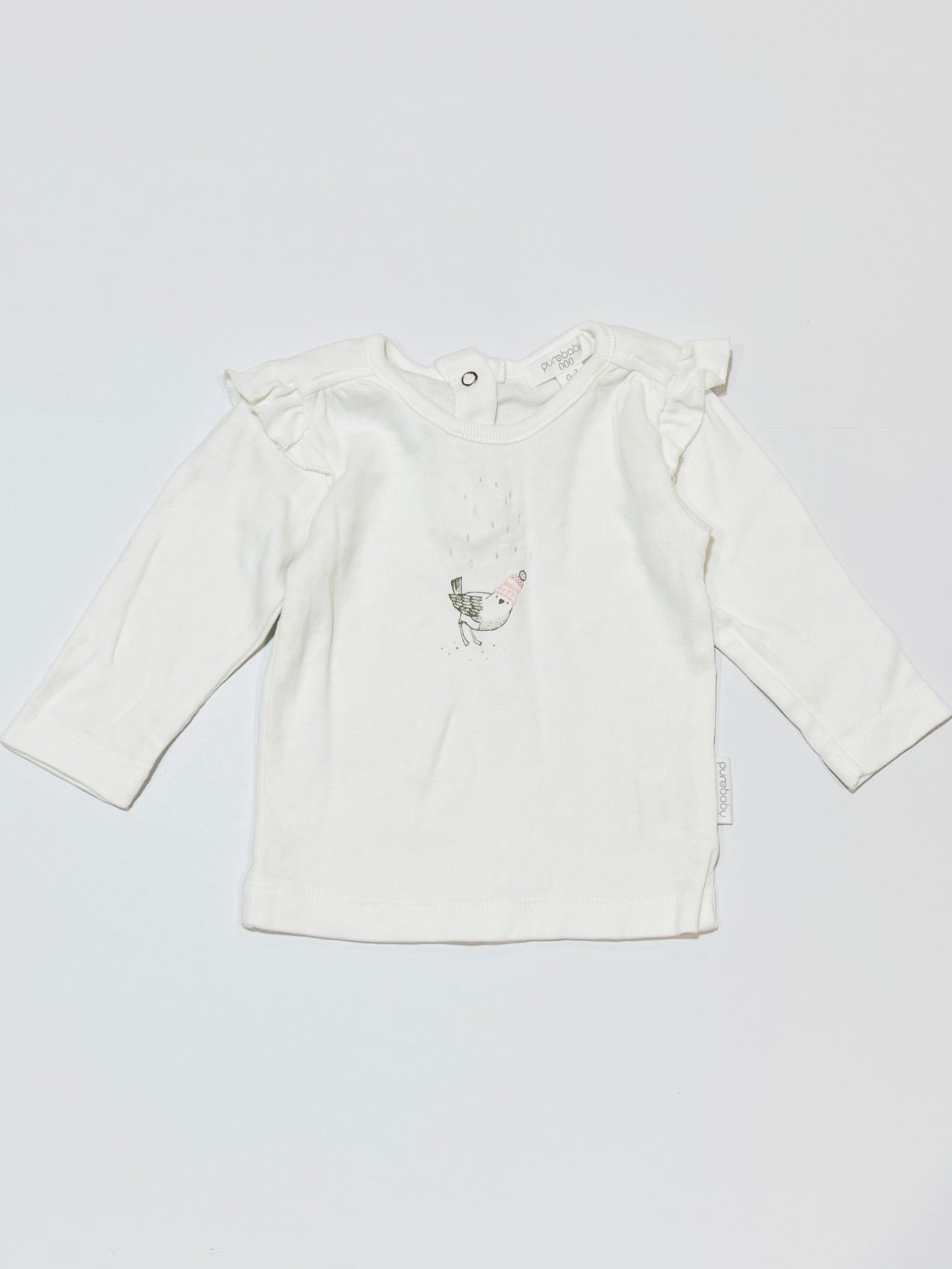 White bird top - Size 000