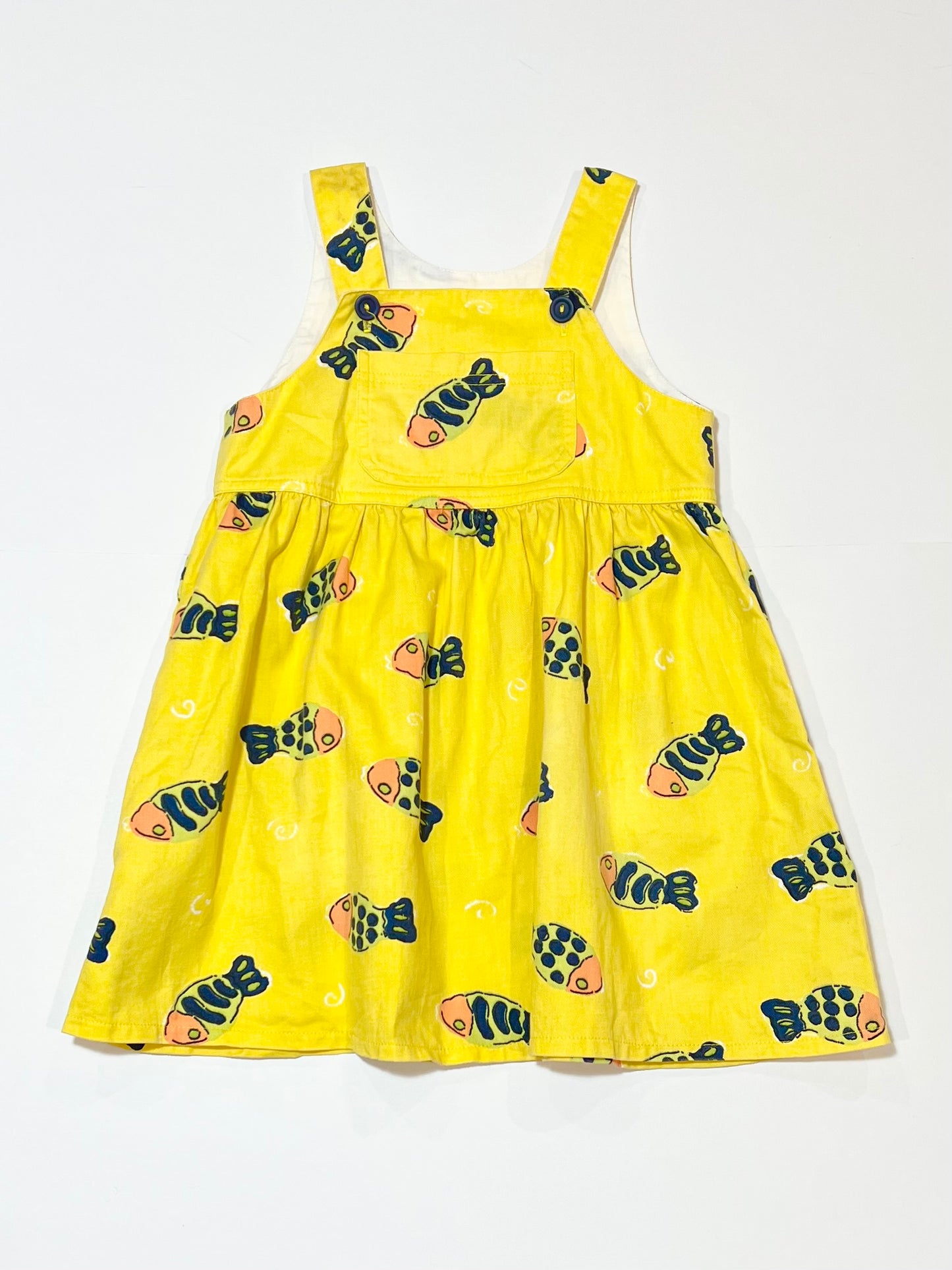 Yellow fish dress - Size 3
