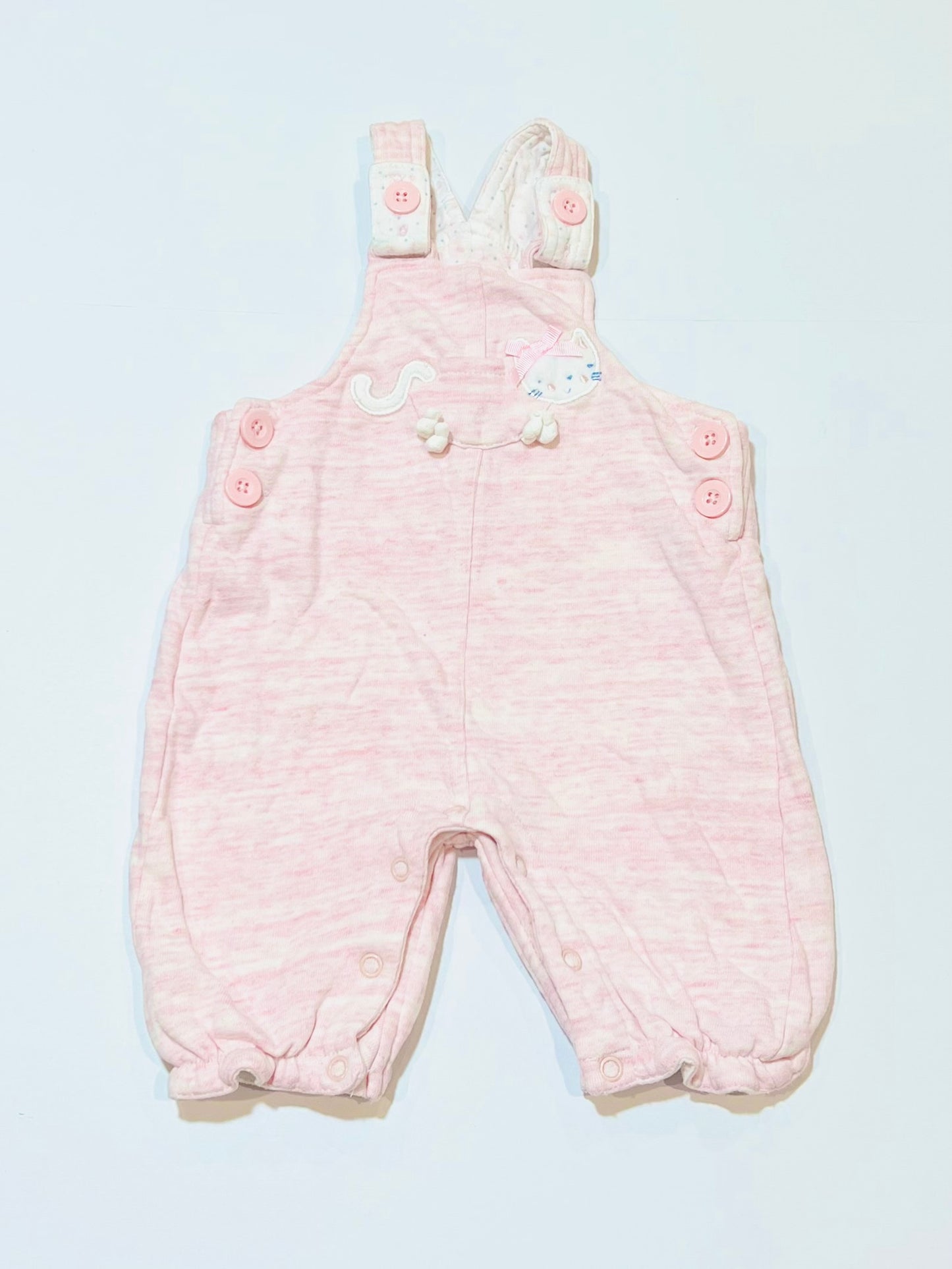 Pink jersey overalls - Size 000