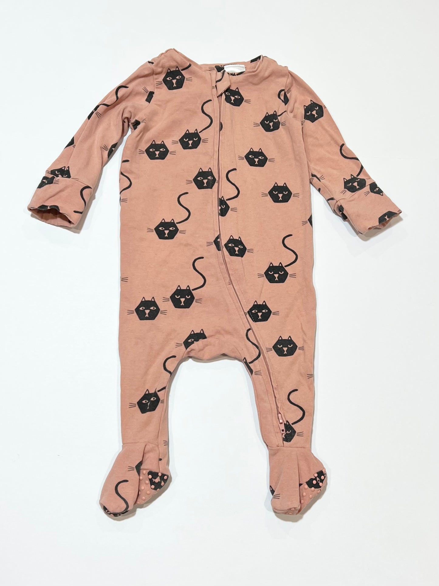 Cat zip onesie - Size 000
