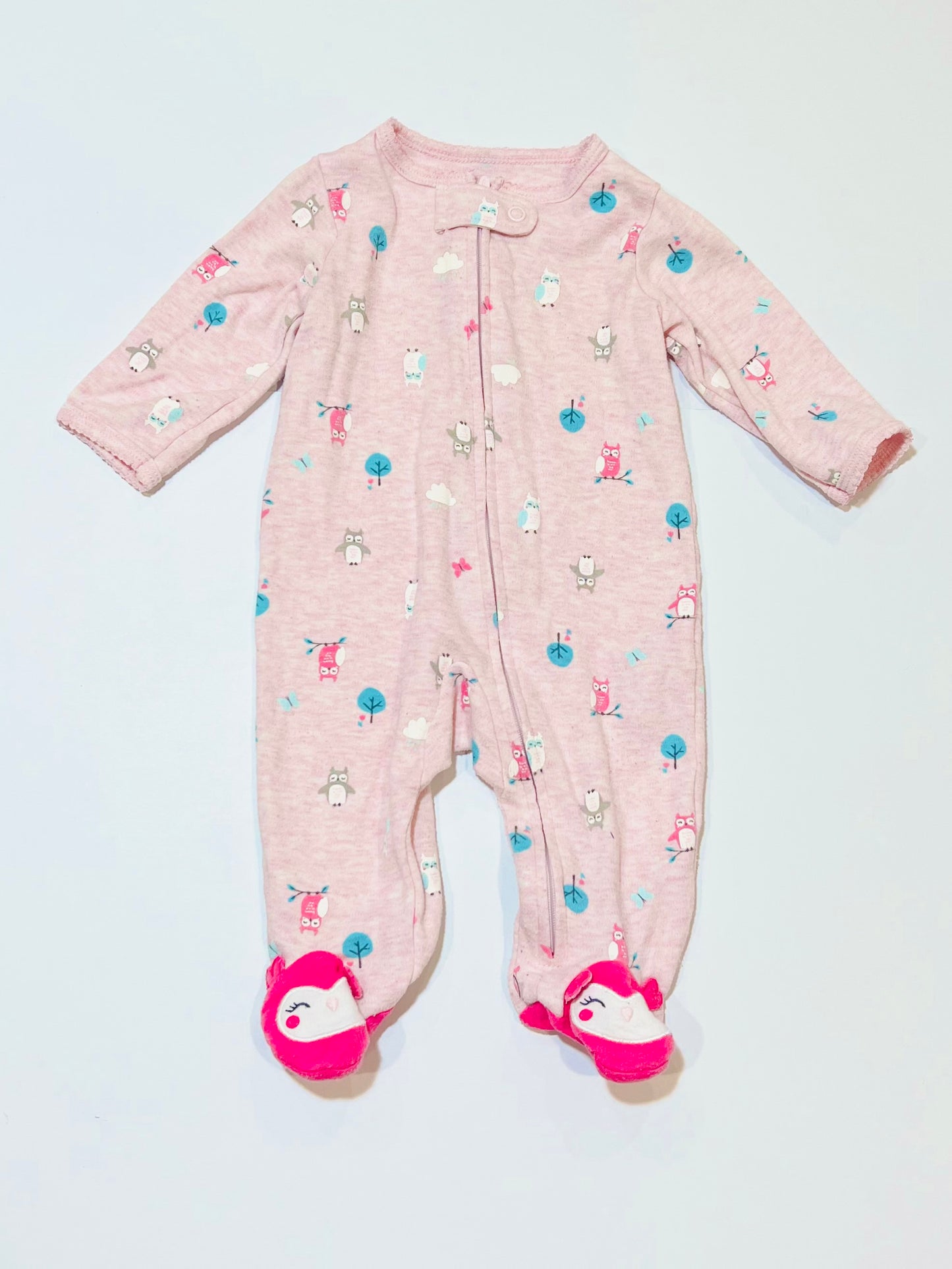 Owls zip onesie - Size 000
